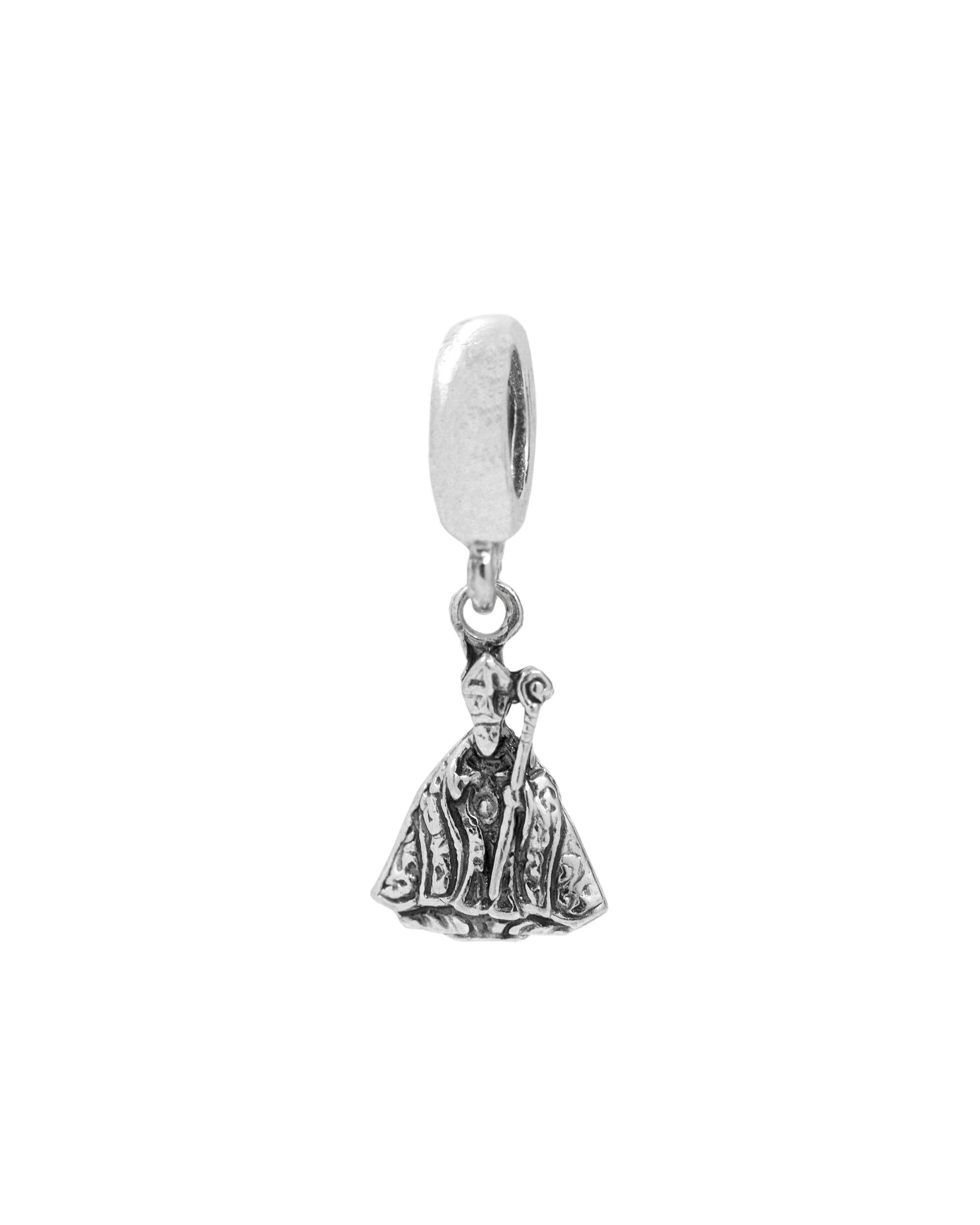 Charm personaje colgante san fermín de plata - Eguzkilore - Plateado Plateado-1
