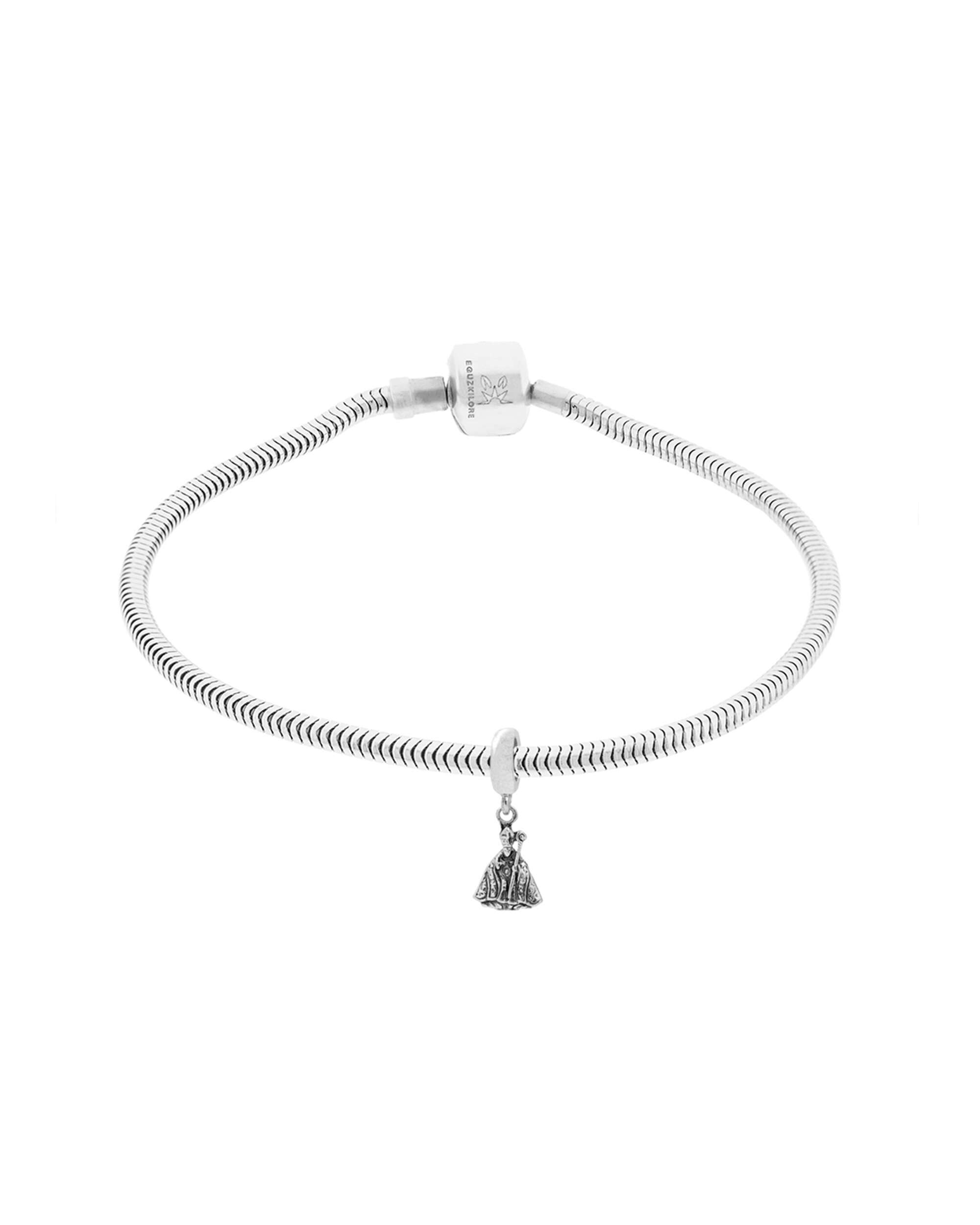 Charm personaje colgante san fermín de plata - Eguzkilore - Plateado Plateado-2