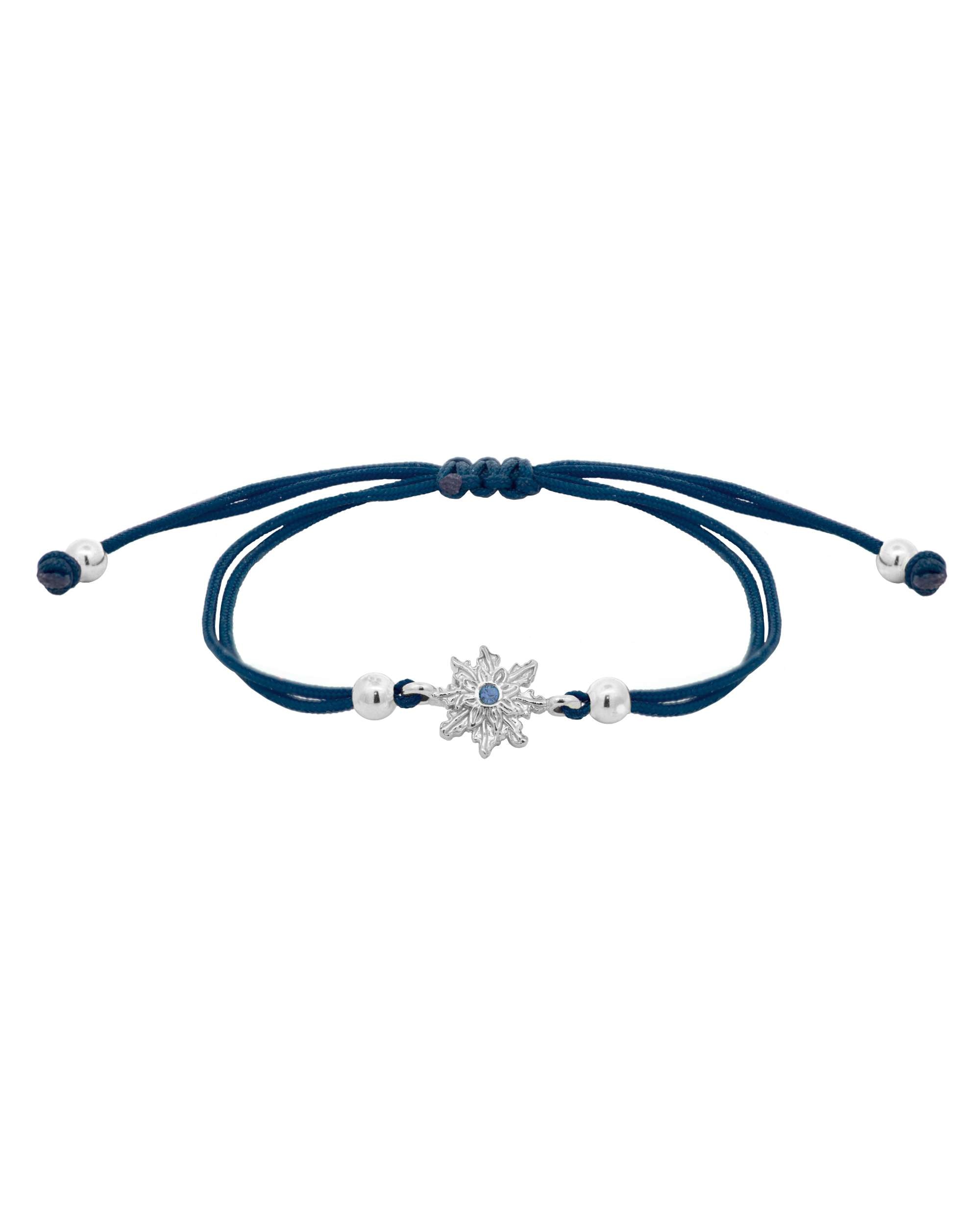 Imagen 0 de Pulsera de cordón basic colors azul plata Plateado