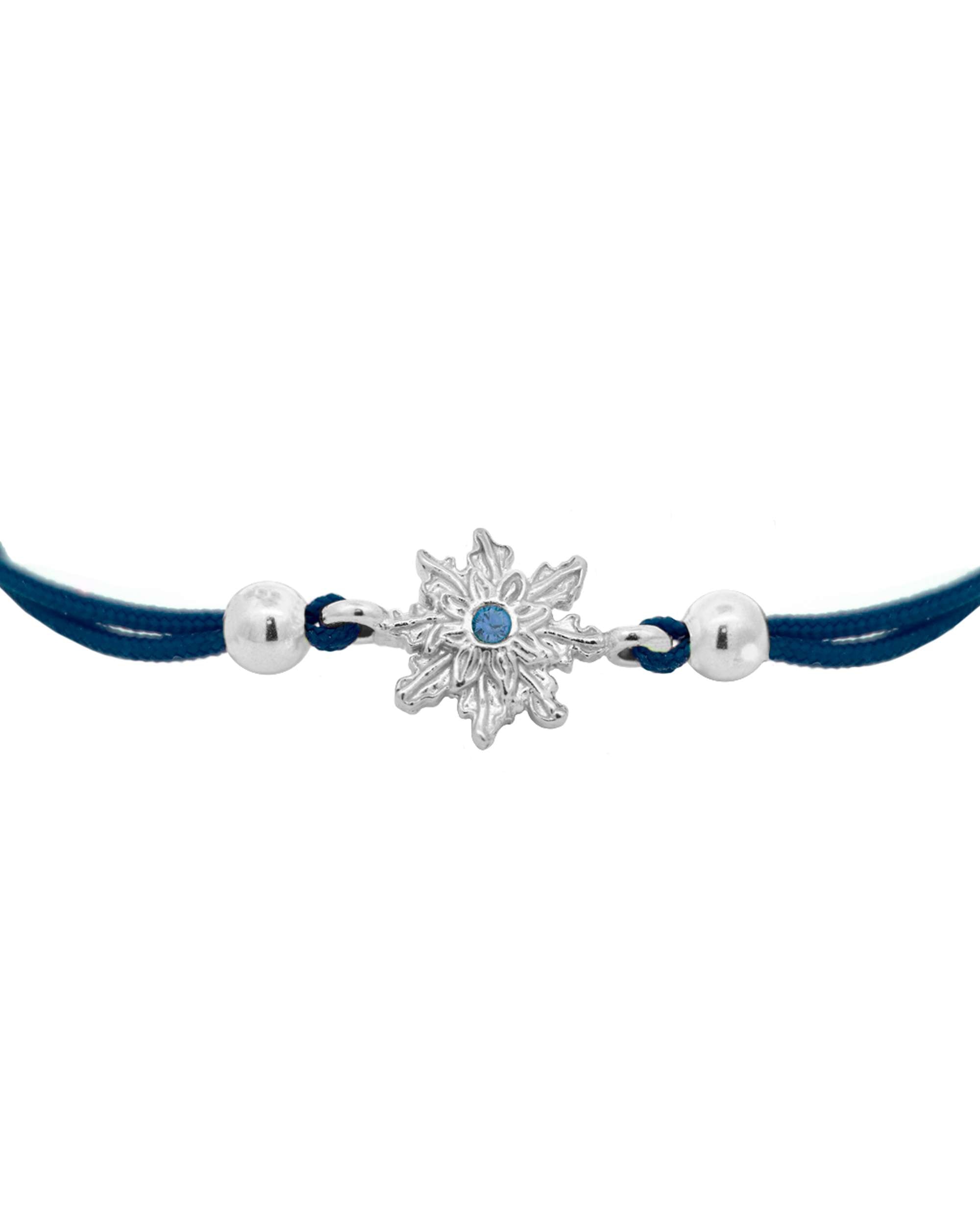 Pulsera de cordón basic colors azul plata - Eguzkilore - Plateado Plateado-2