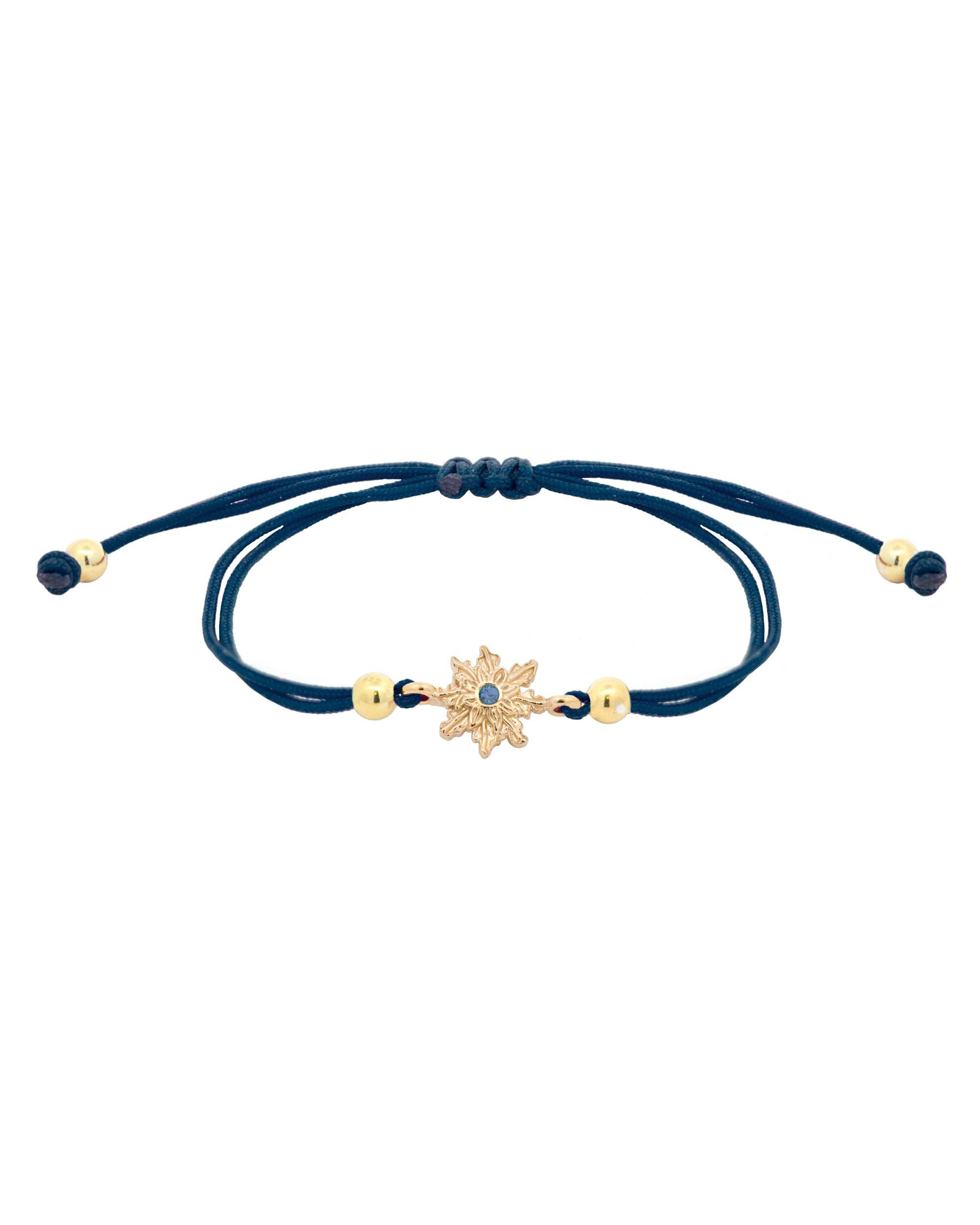 Imagen 0 de Pulsera de cordón basic colors azul plata dorada Dorado