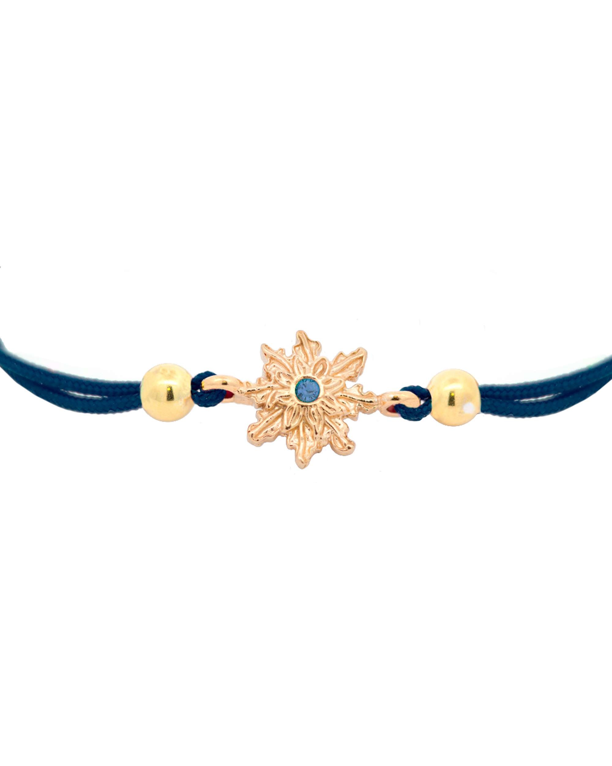 Pulsera de cordón basic colors azul plata dorada - Eguzkilore - Dorado Dorado-2