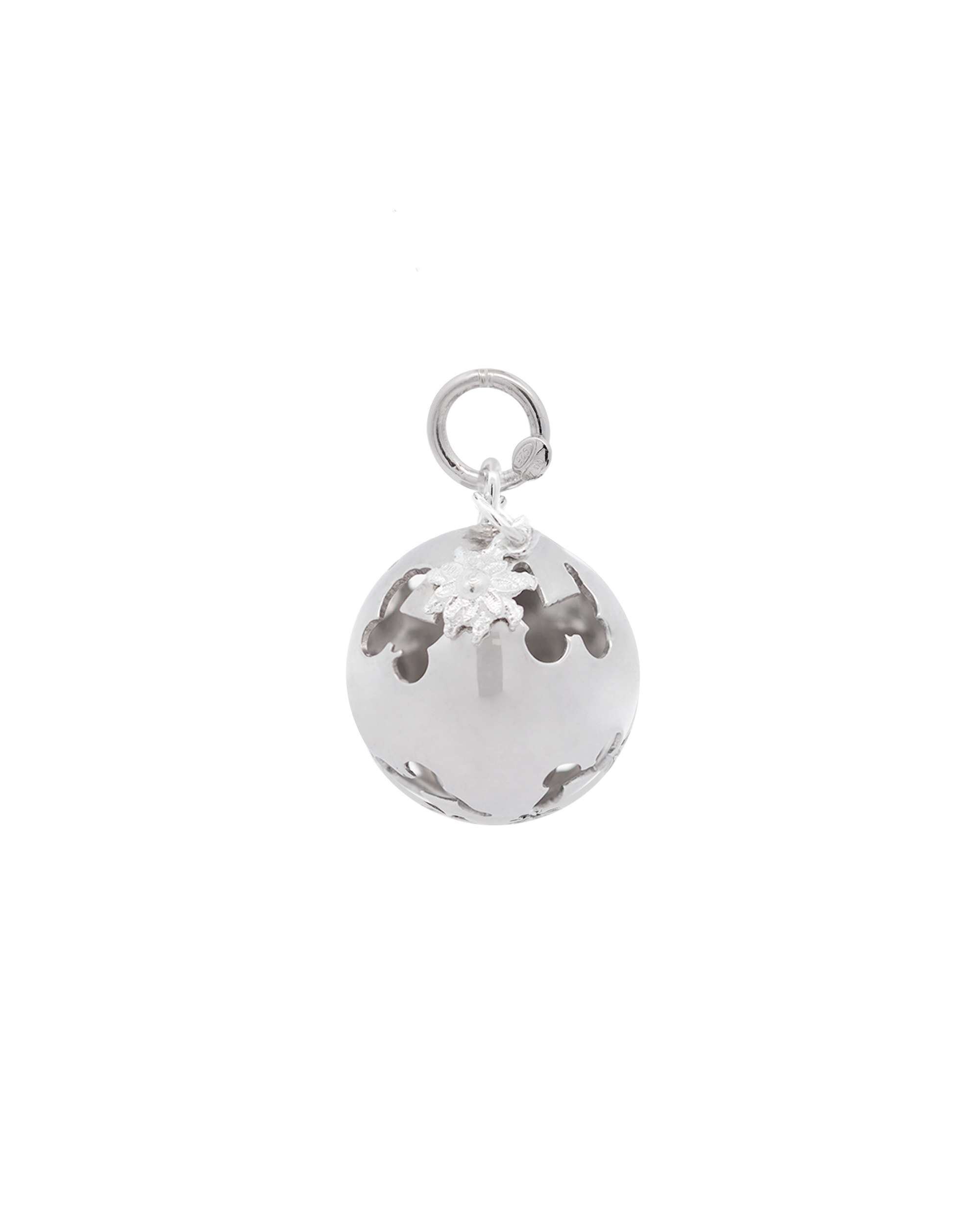 Cadena con colgante de ángeles carrito de bebé de plata con cadena 110cm - Eguzkilore - Plateado Plateado-3