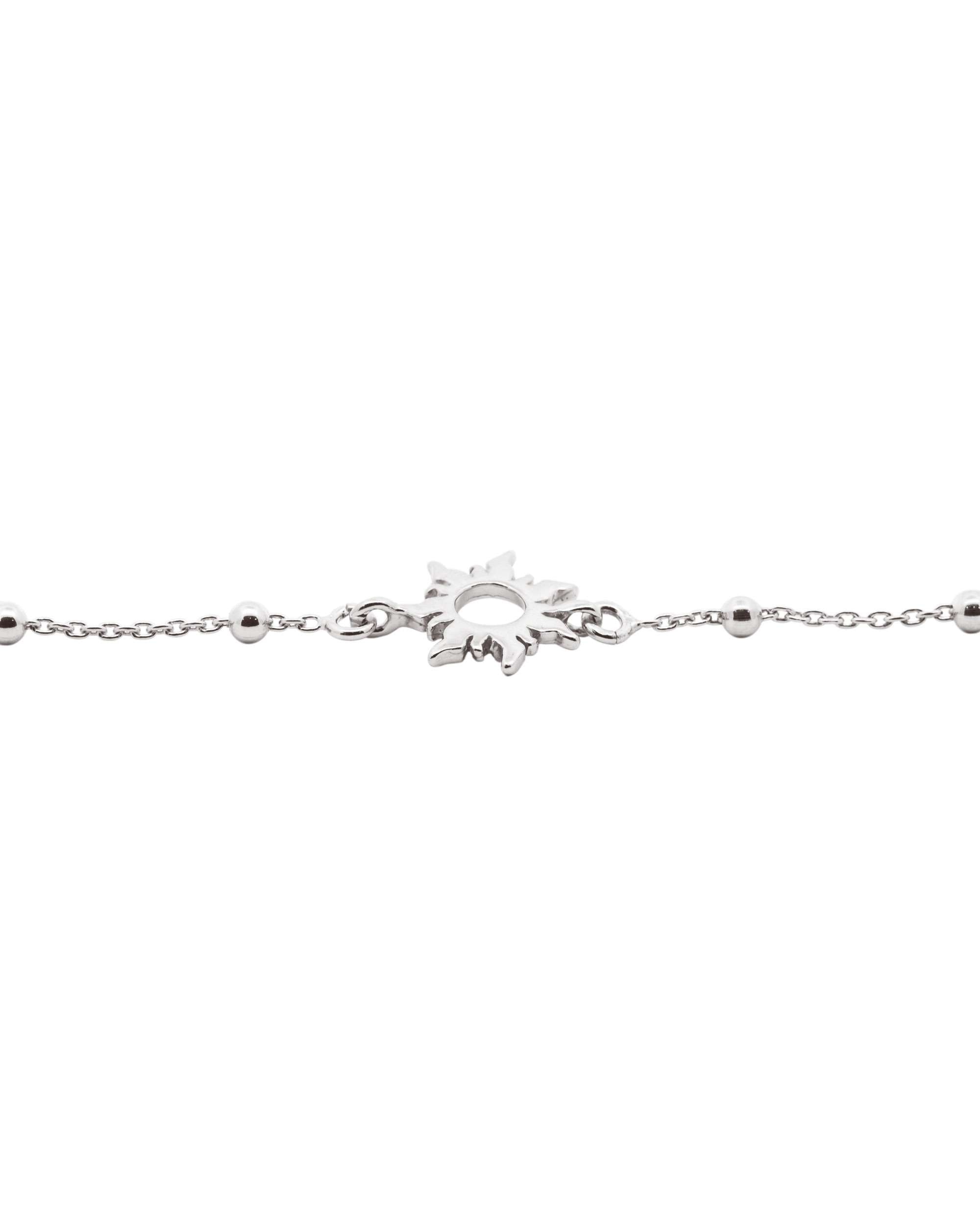 Collar mountain de plata con cadena de bolitas - Eguzkilore - Plateado Plateado-3