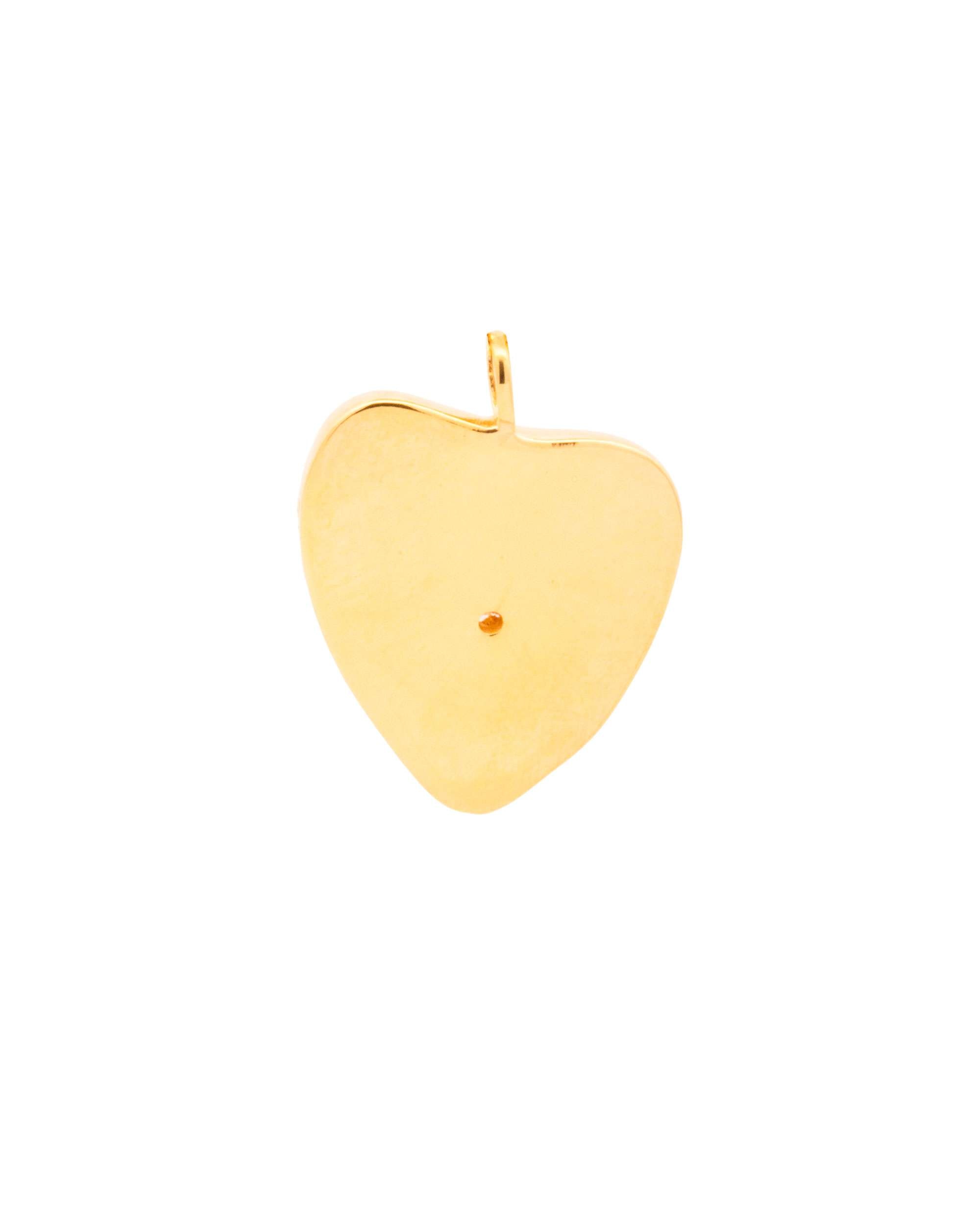 Colgante corazón de bilbao de plata dorada - Eguzkilore - Dorado Dorado-3