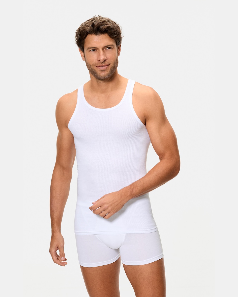 Pack de camisetas interiores de hombre en color blanco de - Main Image