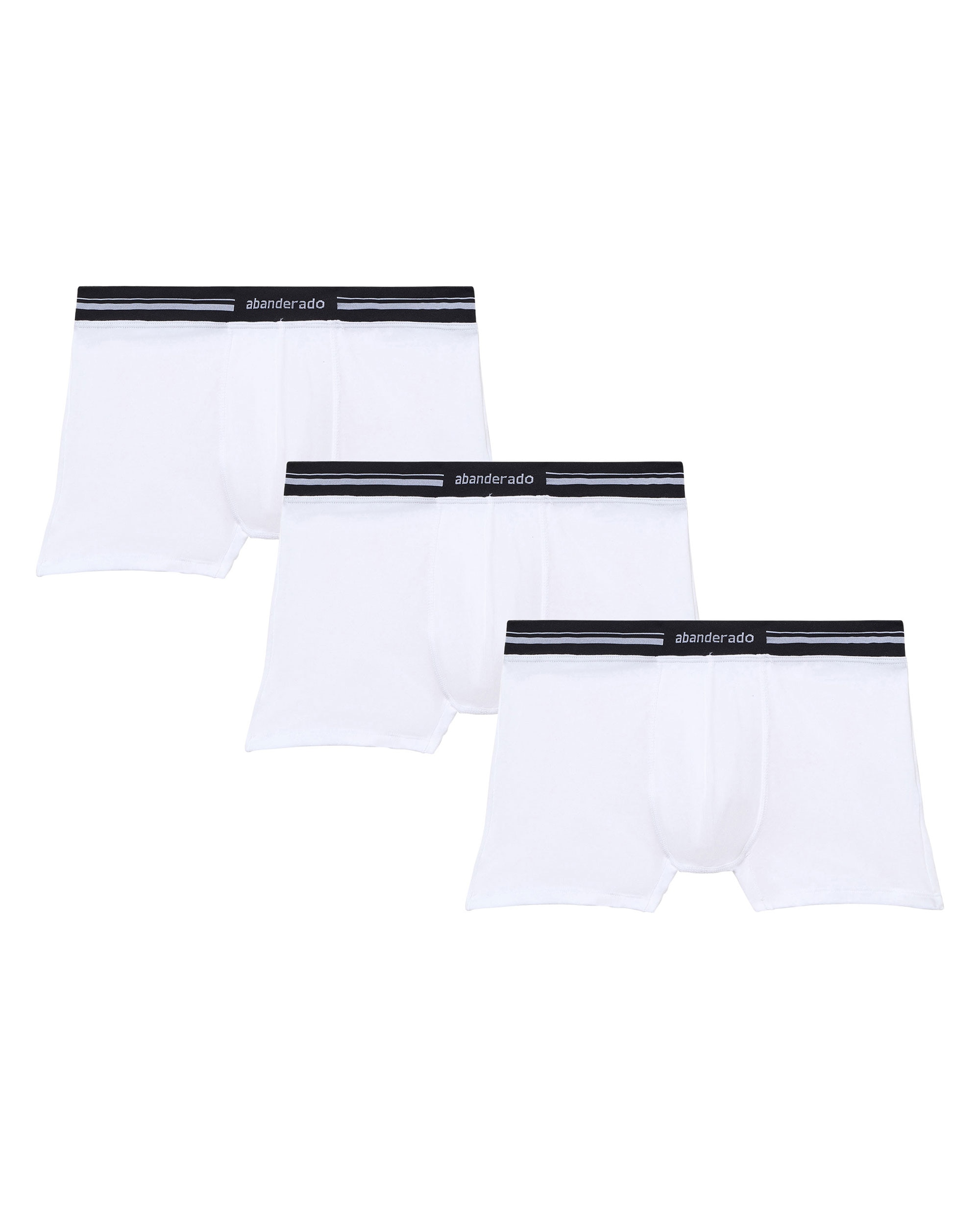 Imagen 0 de Pack de tres bóxers de punto de hombre extra suave Blanco