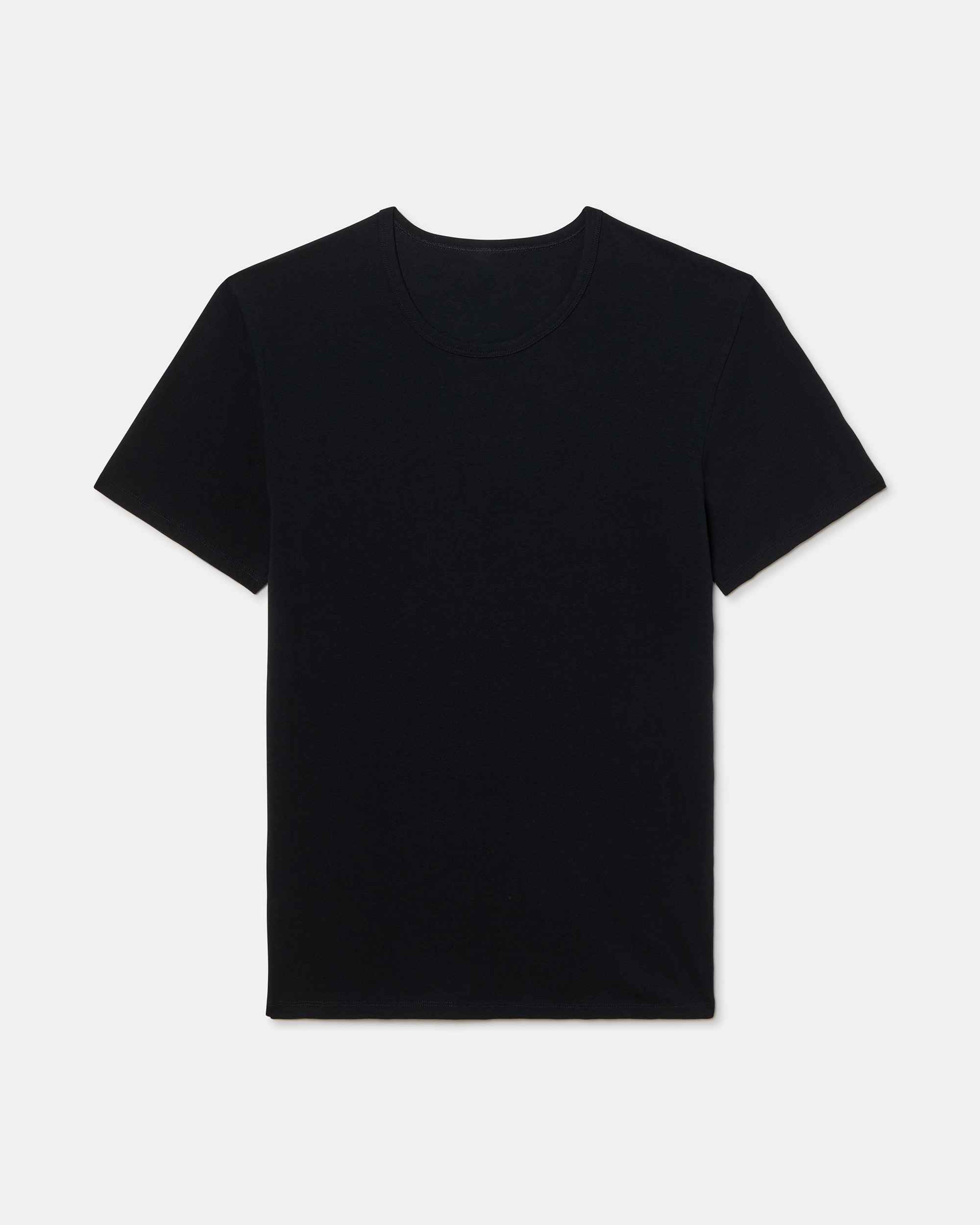 Camiseta interior termorreguladora manga corta cuello redondo - Abanderado - Negro Negro-5