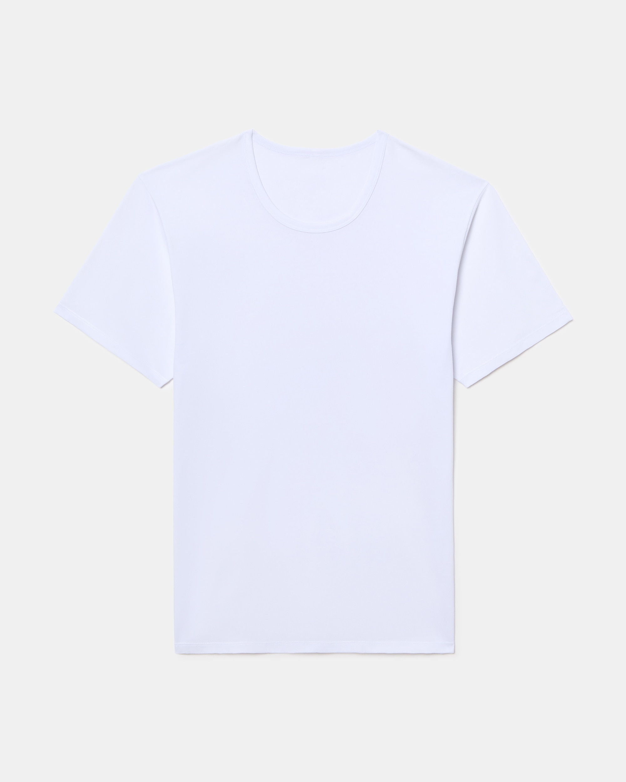 Camiseta interior termorreguladora manga corta cuello redondo - Abanderado - Blanco Blanco-5