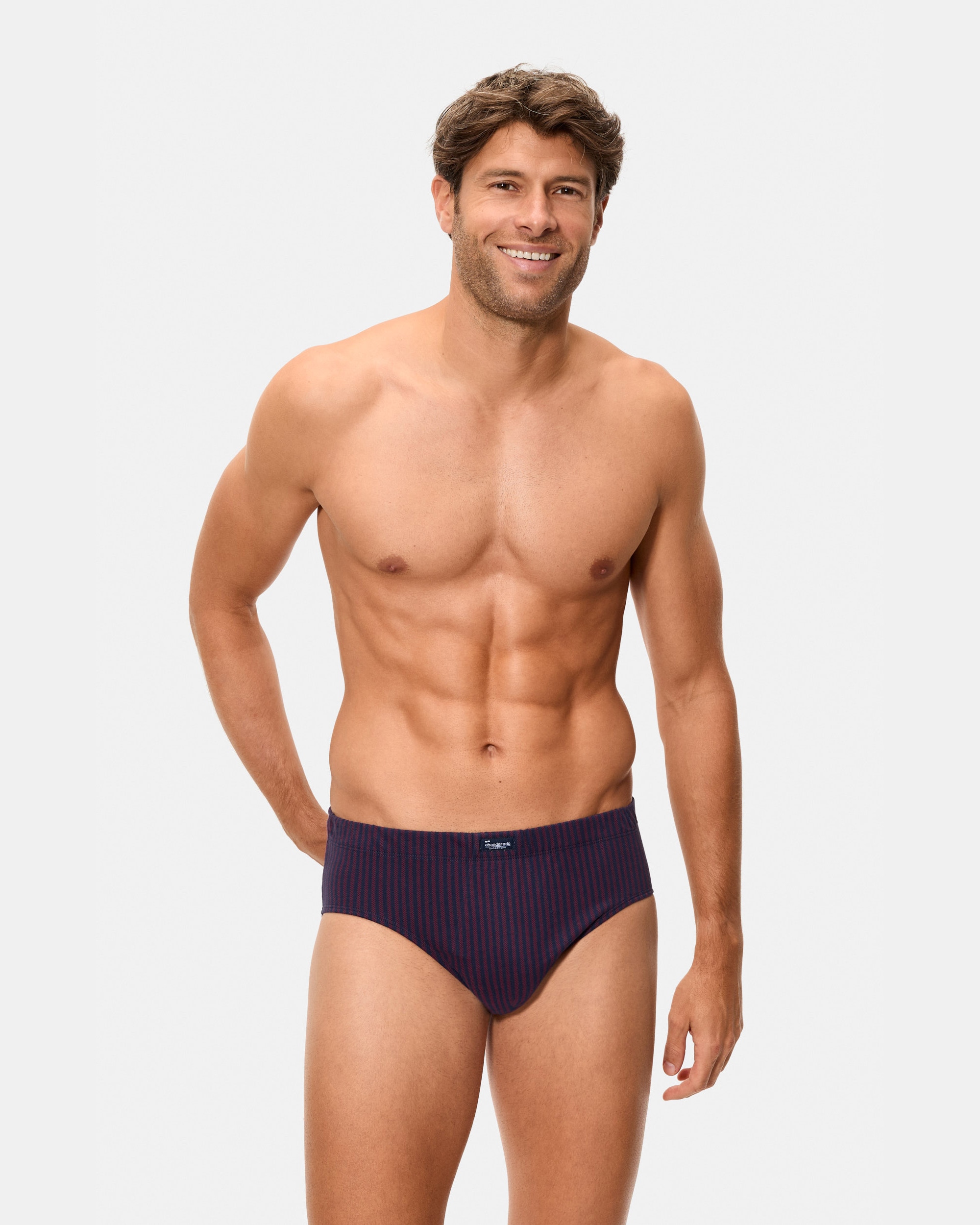 Pack de tres slips semicortos de hombre con estampados - Abanderado - Multicolor Multicolor-2