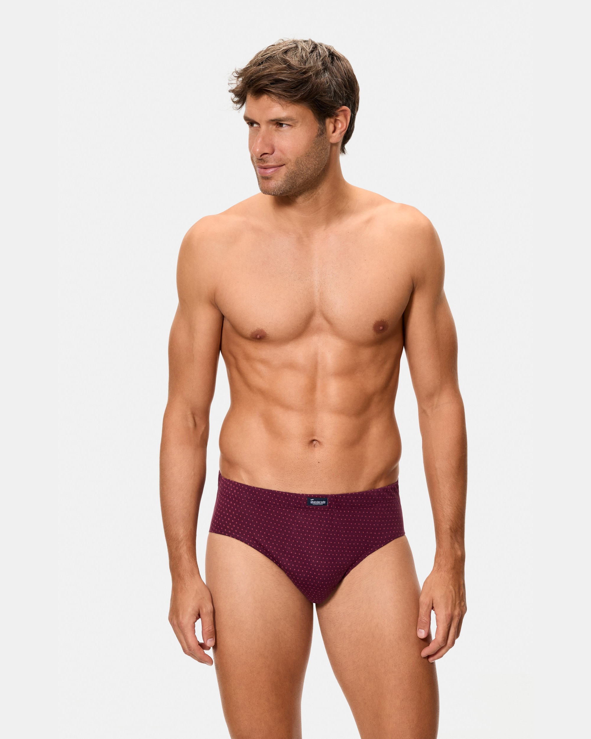 Pack de tres slips semicortos de hombre con estampados - Abanderado - Multicolor Multicolor-5