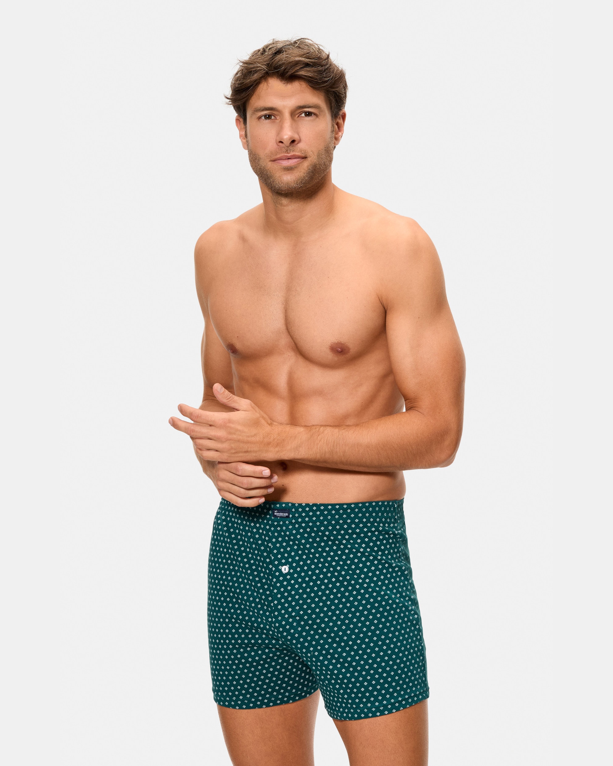 Pack de 2 boxers de punto de hombre algodón estampados - Abanderado - Multicolor Multicolor-5