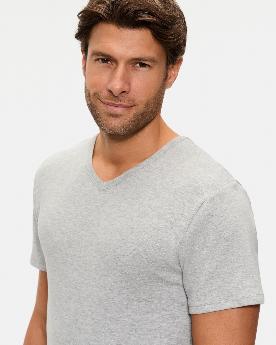 Camiseta interior térmica de hombre algodón manga corta