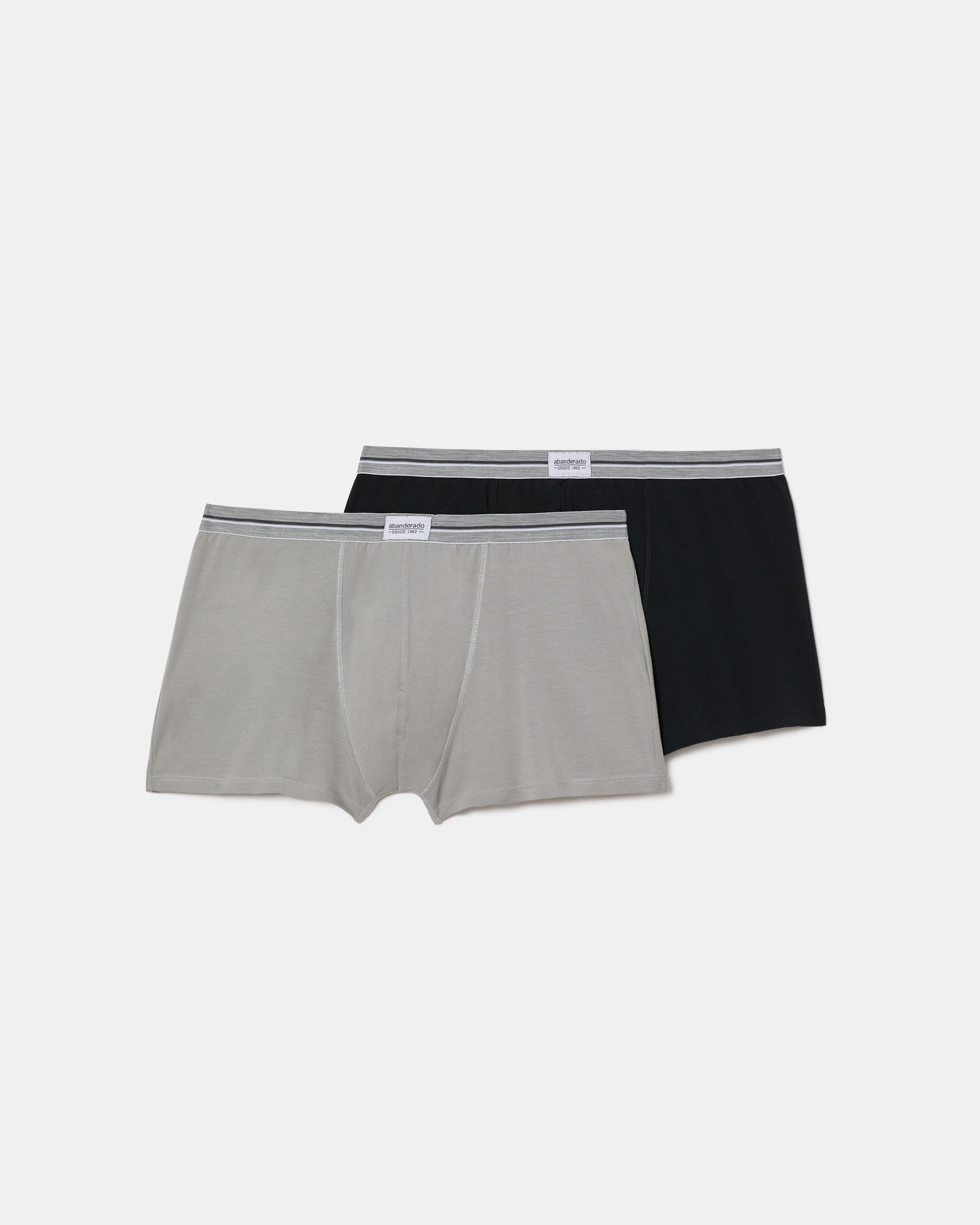 Boxer de tela algodón resistente Gris / Negro Abanderado · El Corte Inglés — oferta en El Corte Inglés