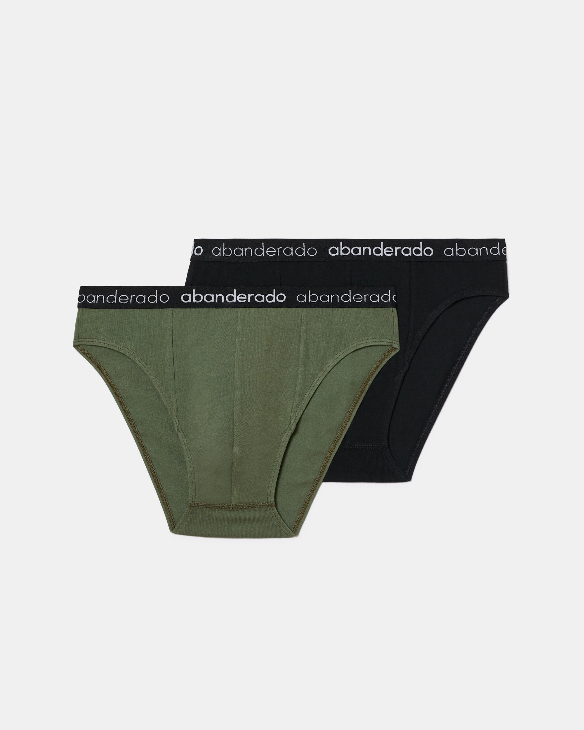 Imagen 0 de Pack de dos slips de hombre de algodón elástico Multicolor