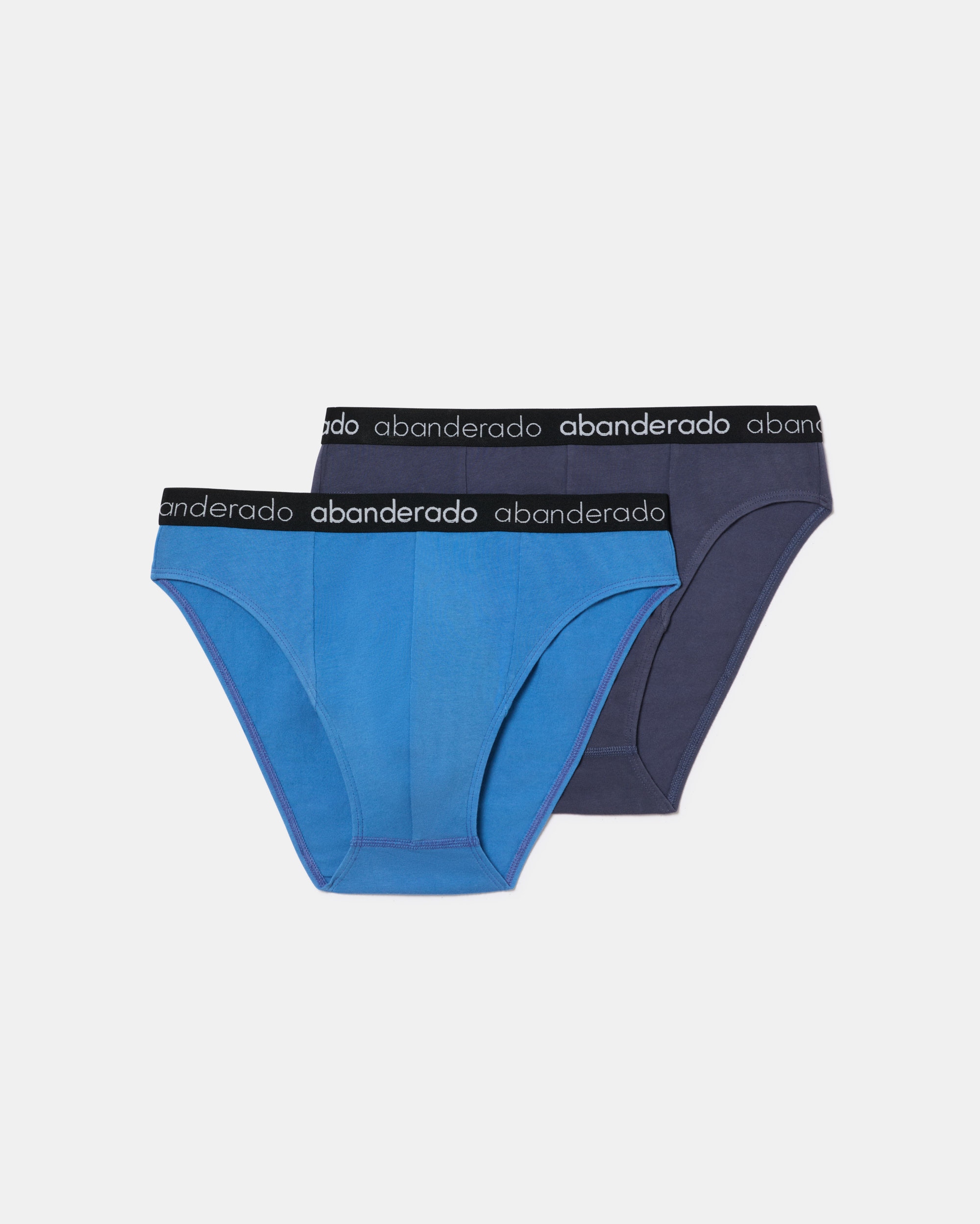 Imagen 0 de Pack de dos slips de hombre de algodón elástico Multicolor