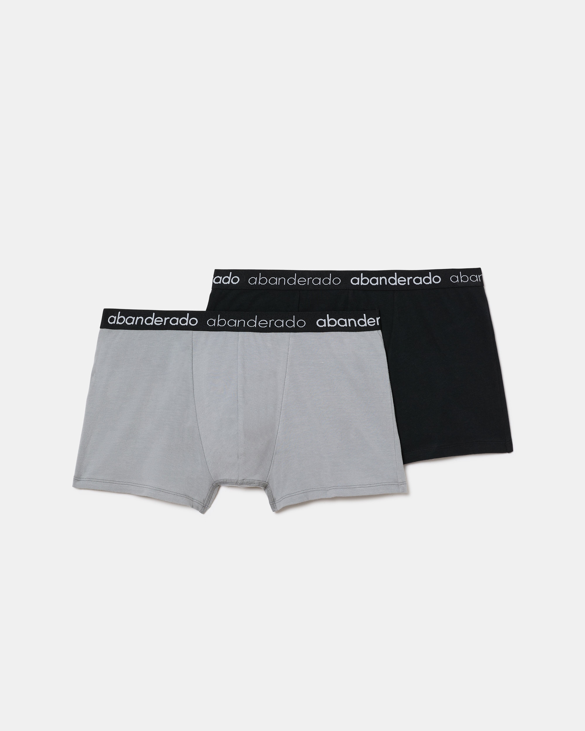 Pack de dos boxers de hombre de algodón elástico logo cintura - Abanderado - Multicolor Multicolor-1