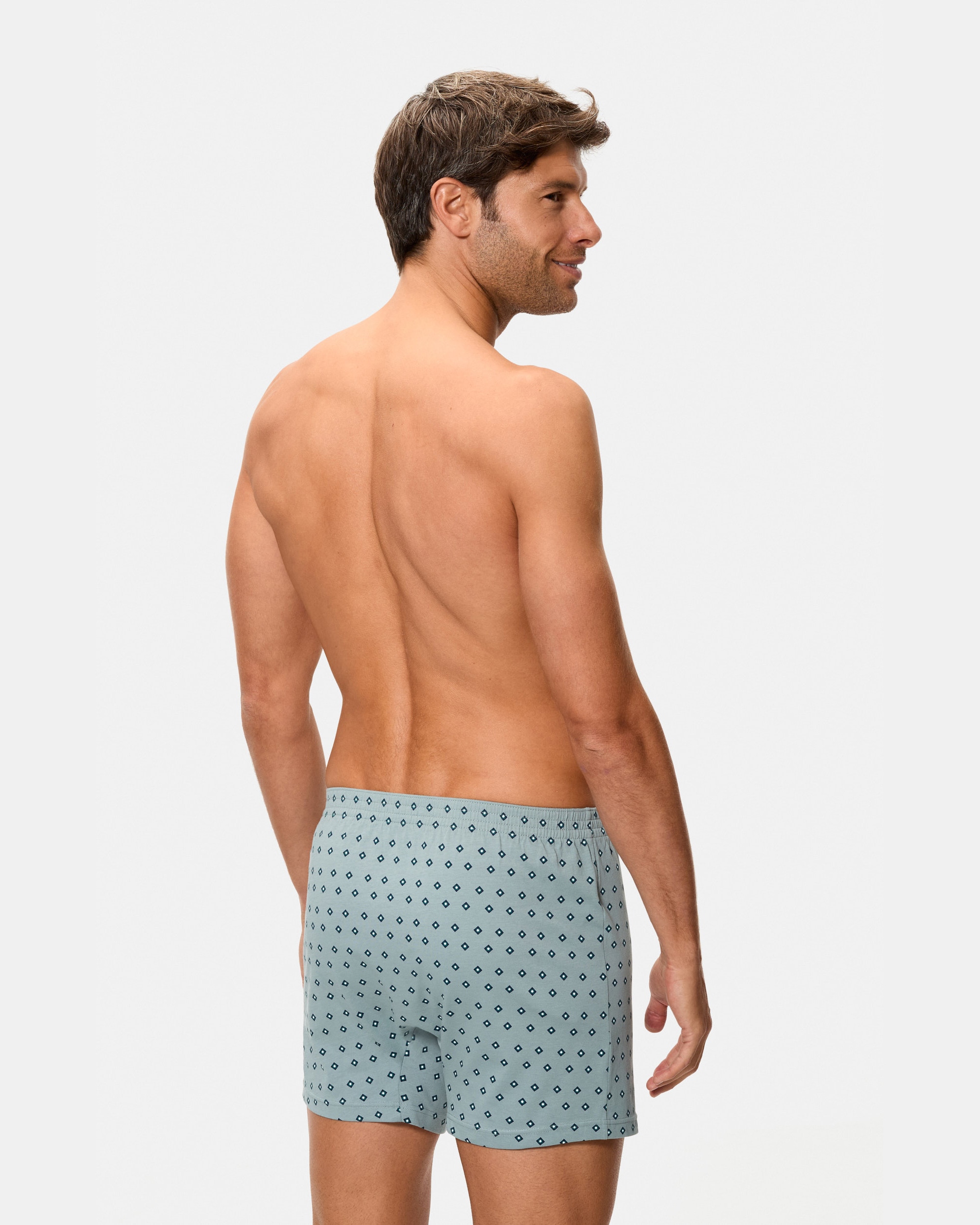 Pack de dos boxers de punto de hombre algodón estampados - Abanderado - Multicolor Multicolor-2