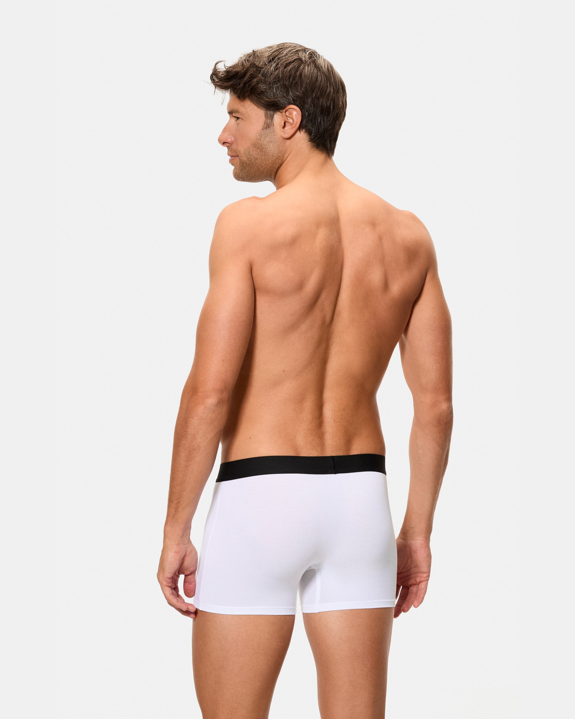Pack 2 boxers fibra de bambú natural comfort - Abanderado - Blanco Blanco-2