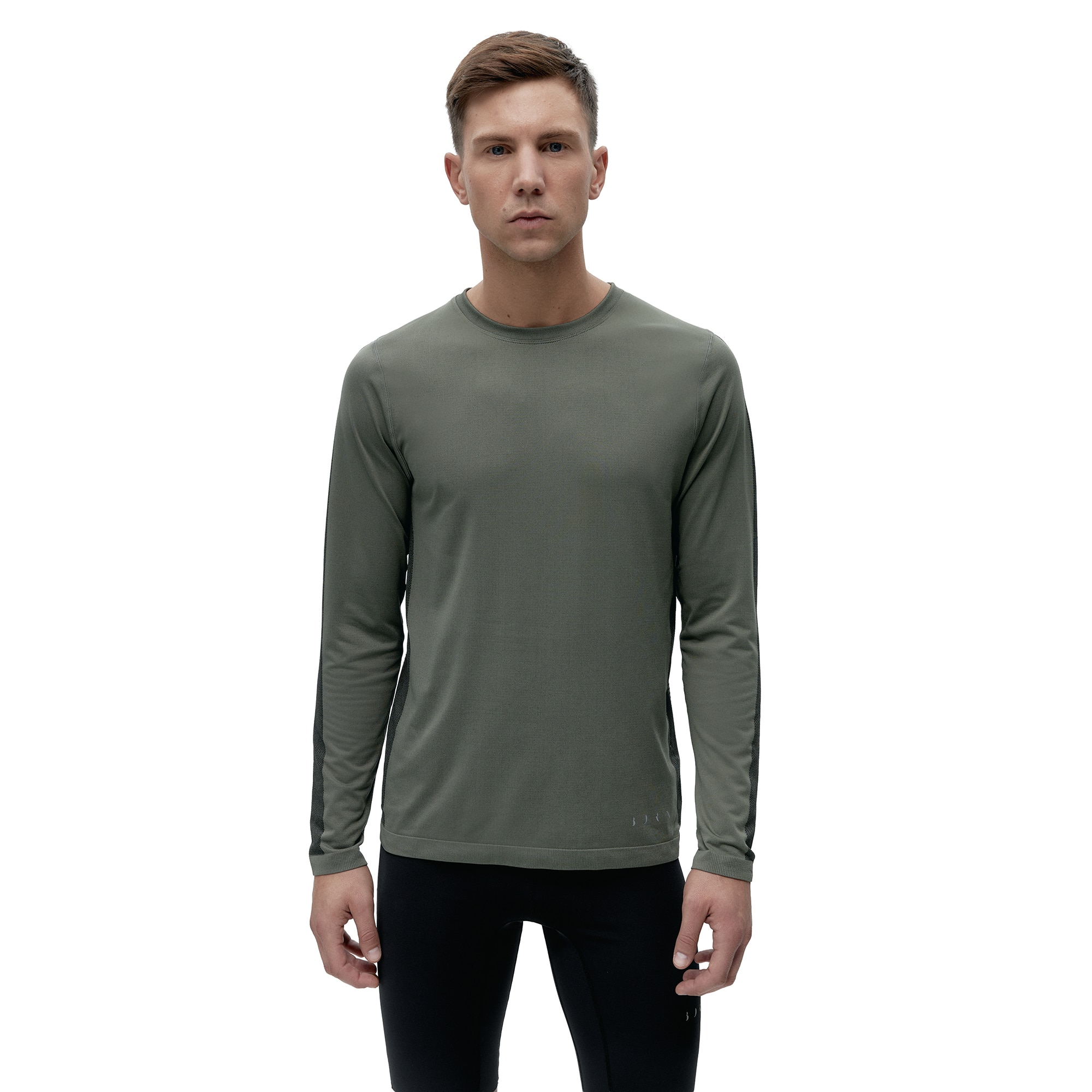 Born Camiseta de hombre Kilux Living Yoga Gris oscuro