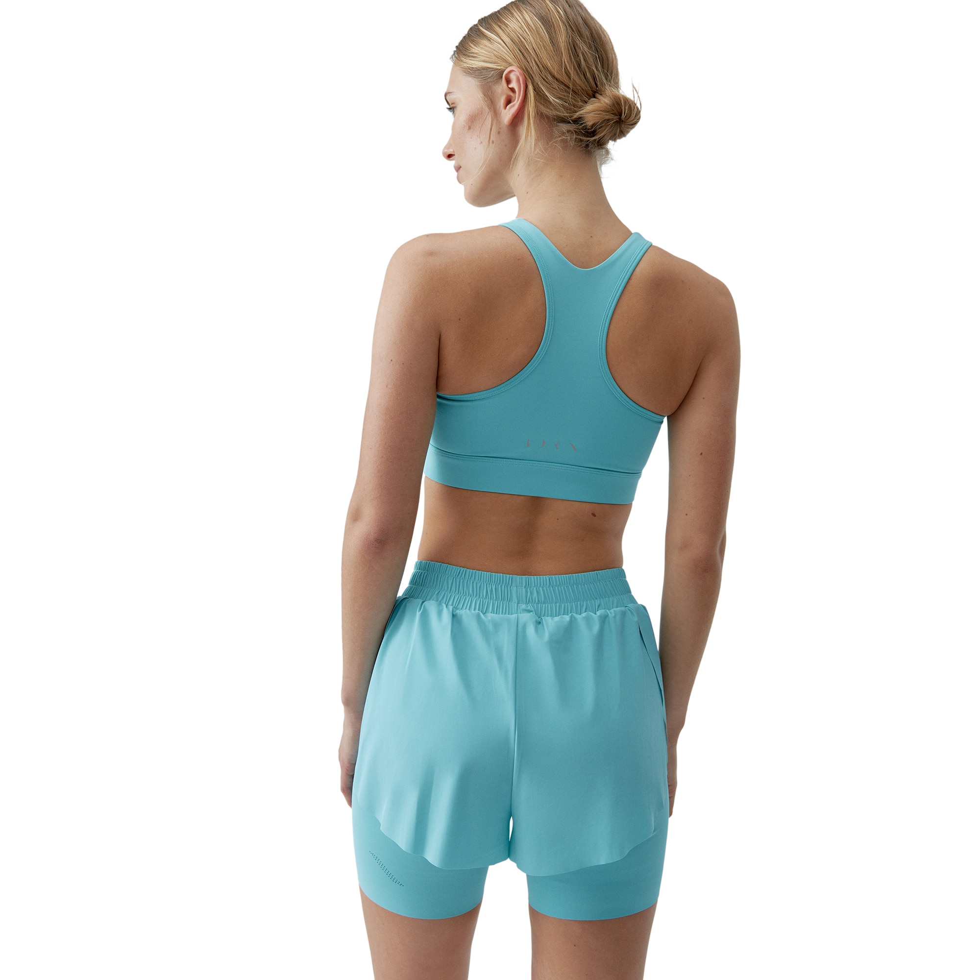 Top de mujer Bikila Born Living Yoga - Azul claro Azul claro-4