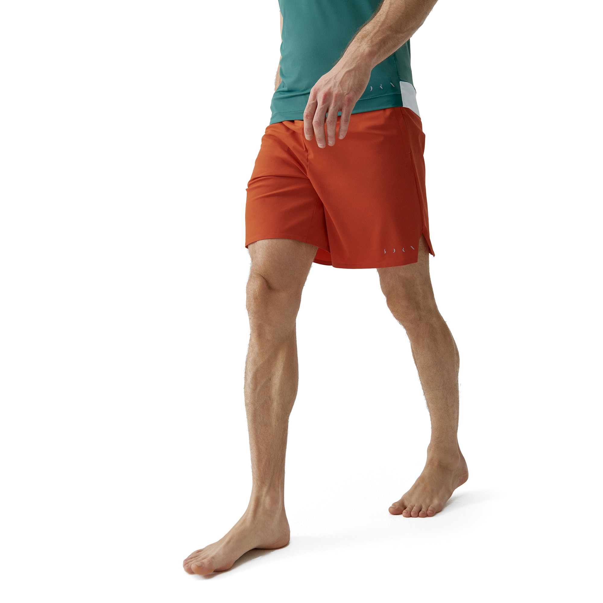 Born Pantalón corto de hombre Orinoco Living Yoga Blanco