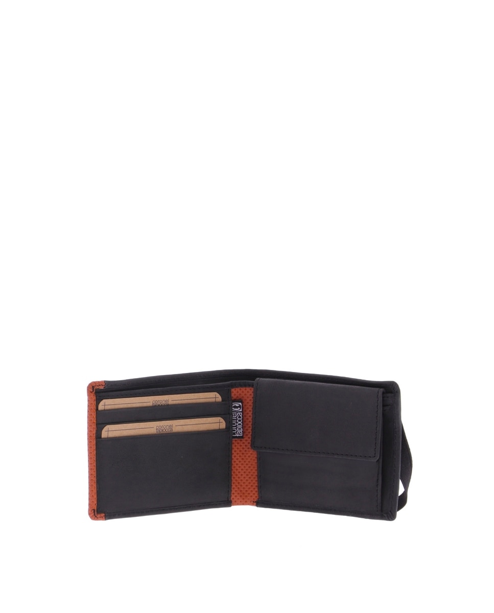 Cartera de hombre Aitor de piel color negro Coronel Tapiocca