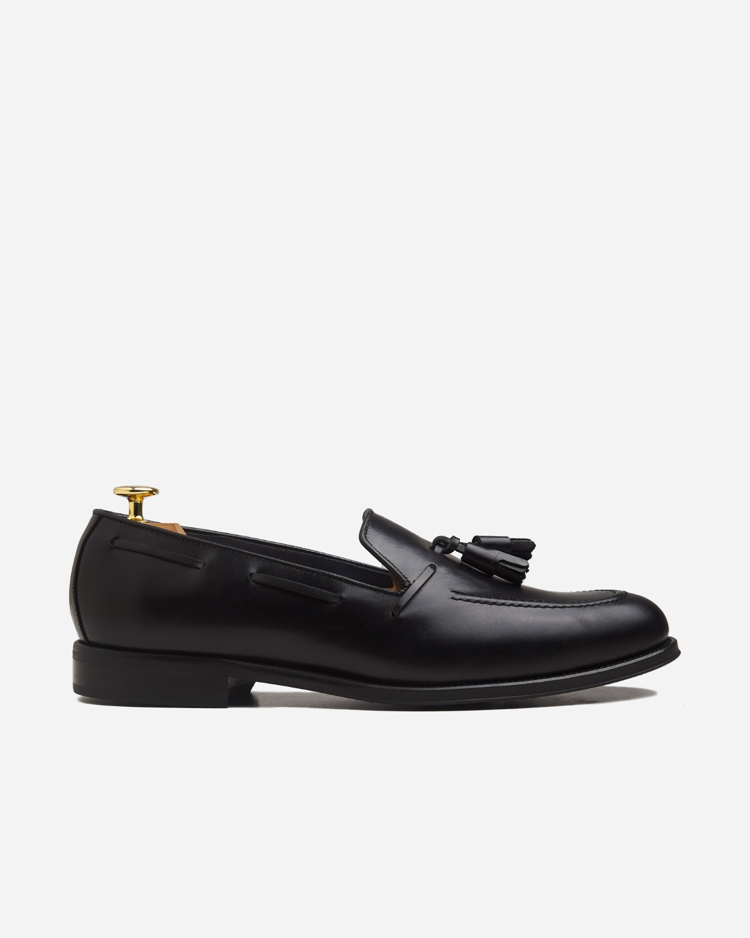 Imagen 1 de Mocasines borlas piel Negro