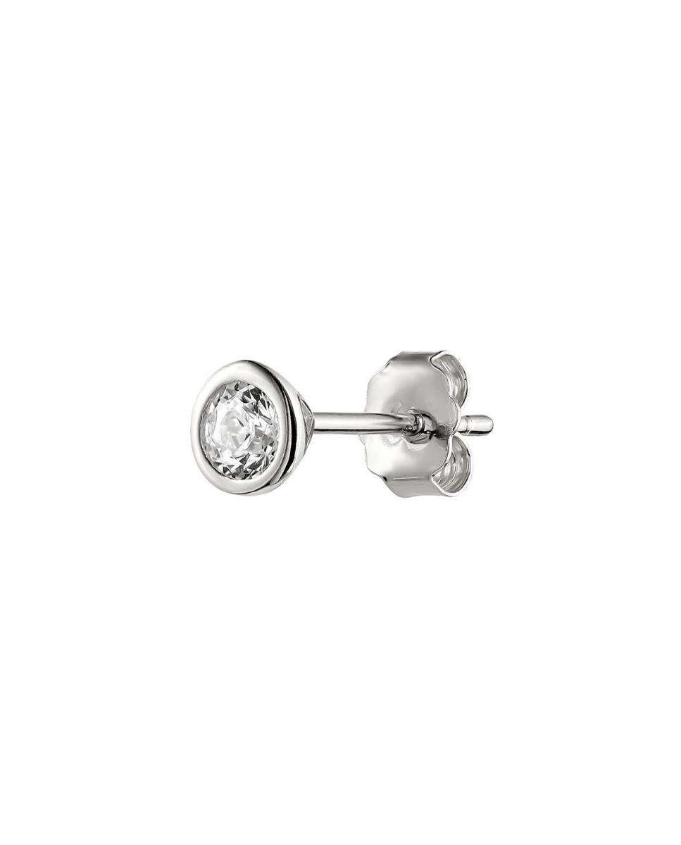 Piercing Trésor de plata bañado en rodio Blanco-2