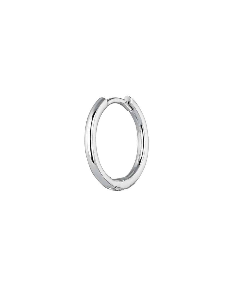 Piercing de aro Halo de plata con acabado envejecido Plata-1