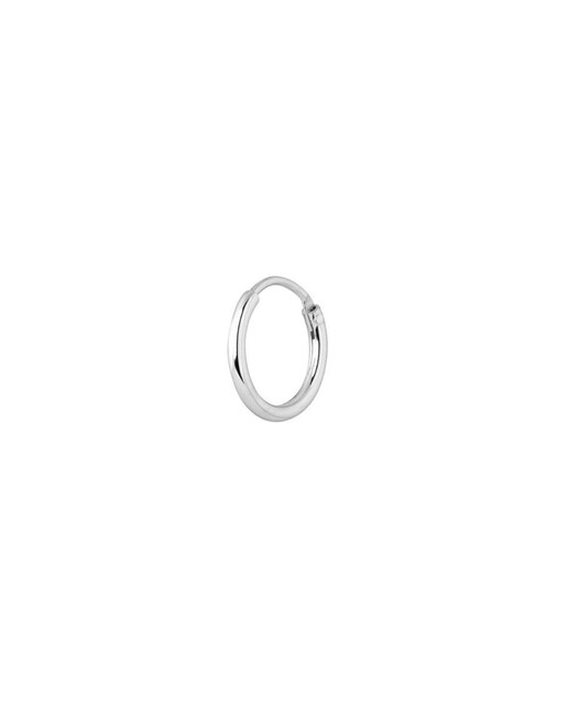 Imagen 0 de Piercing de aro Rania de plata bañado en rodio