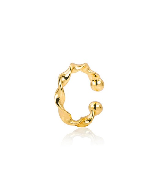 Imagen 0 de Pendiente earcuff Calypso de plata bañado en oro 18k