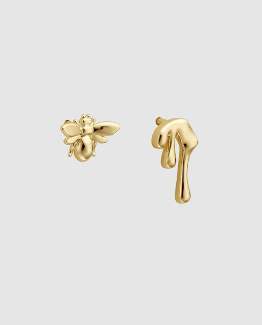Imagen 0 de Pendientes Honey Bliss elaborados en plata y baño de oro 18k