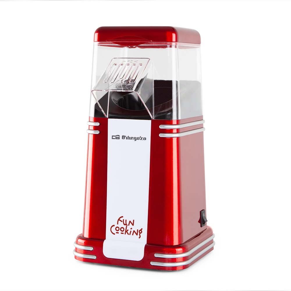 Imagen 0 de Palomitero eléctrico Orbegozo PA 4350 diseño vintage 1200 W Rojo