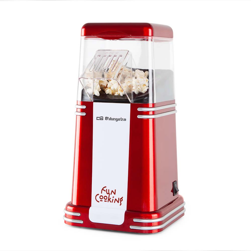Palomitero eléctrico Orbegozo PA 4350 diseño vintage 1200 W - Rojo Rojo-2