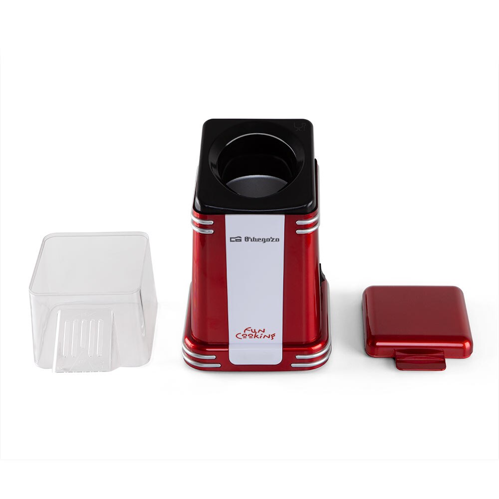 Palomitero eléctrico Orbegozo PA 4350 diseño vintage 1200 W - Rojo Rojo-6