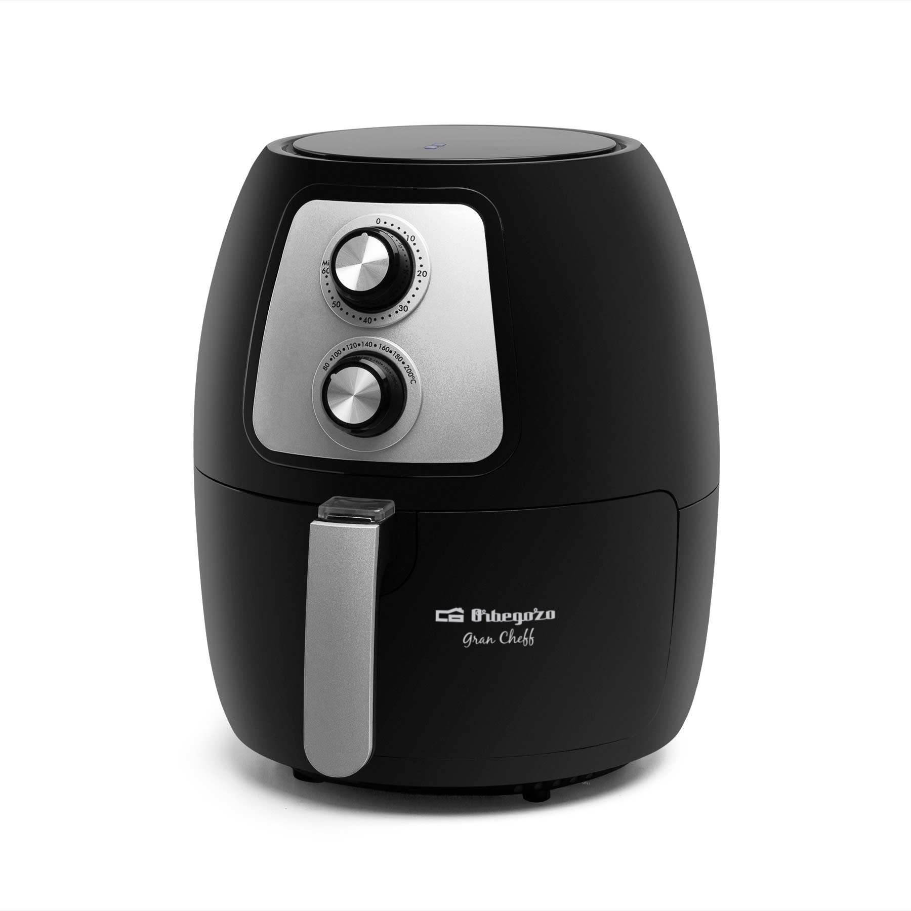Freidora sin aceite Orbegozo FDR 60 con capacidad para 4 litros - Negro Negro-1
