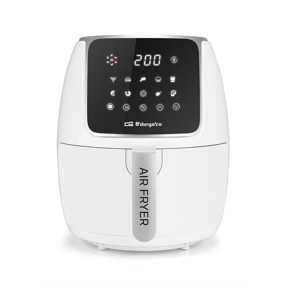 Freidora de aire sin aceite Orbegozo FDR 64, 4 litros, 1300-1500 W - Negro Negro-2