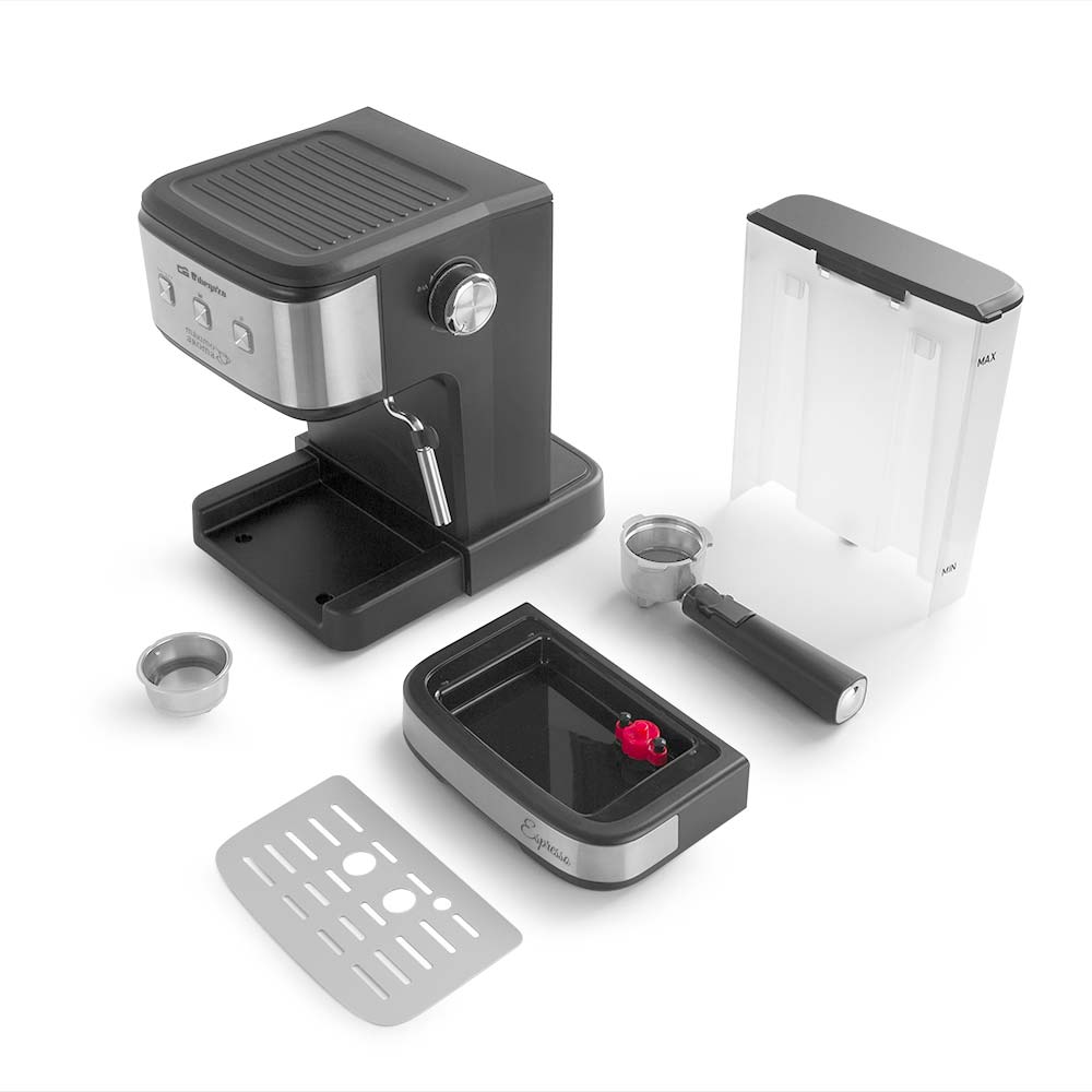 Cafetera espresso Orbegozo EX 5210 20 bar de presión 1100 W 6