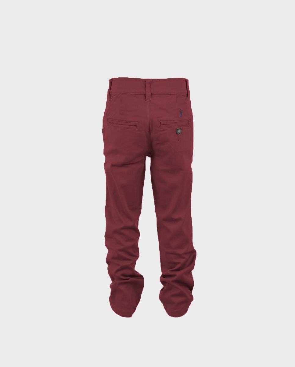 Pantalon discount burdeos niño