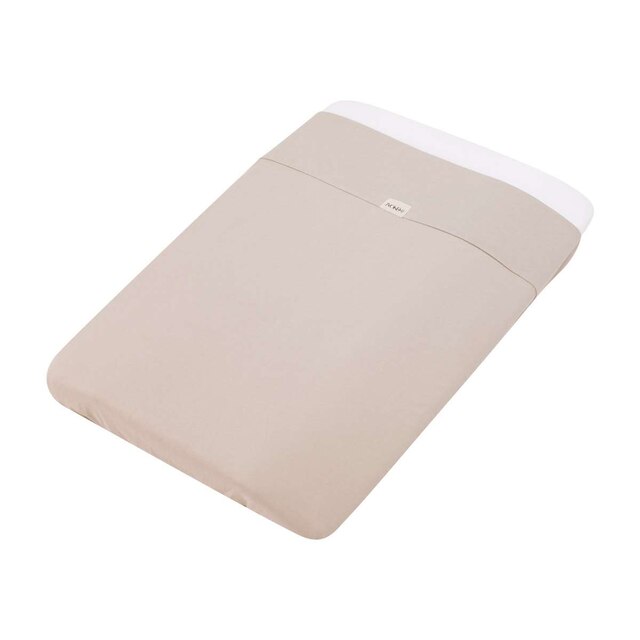 Sábana encimera anti destape (140x70cm) Jyoko beige para cuna