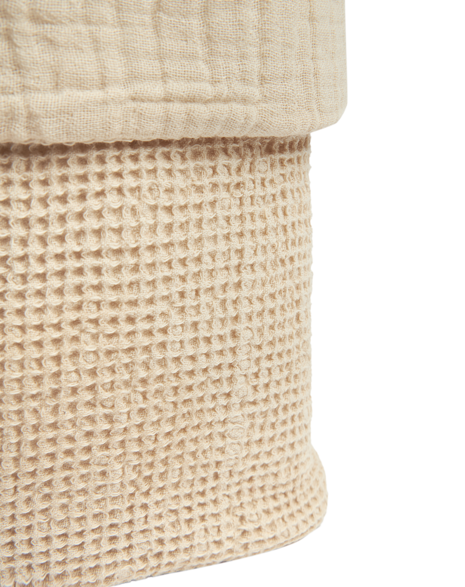 Cesta de algodón lavado Nobodinoz Wabi-Sabi Beige Beige-4