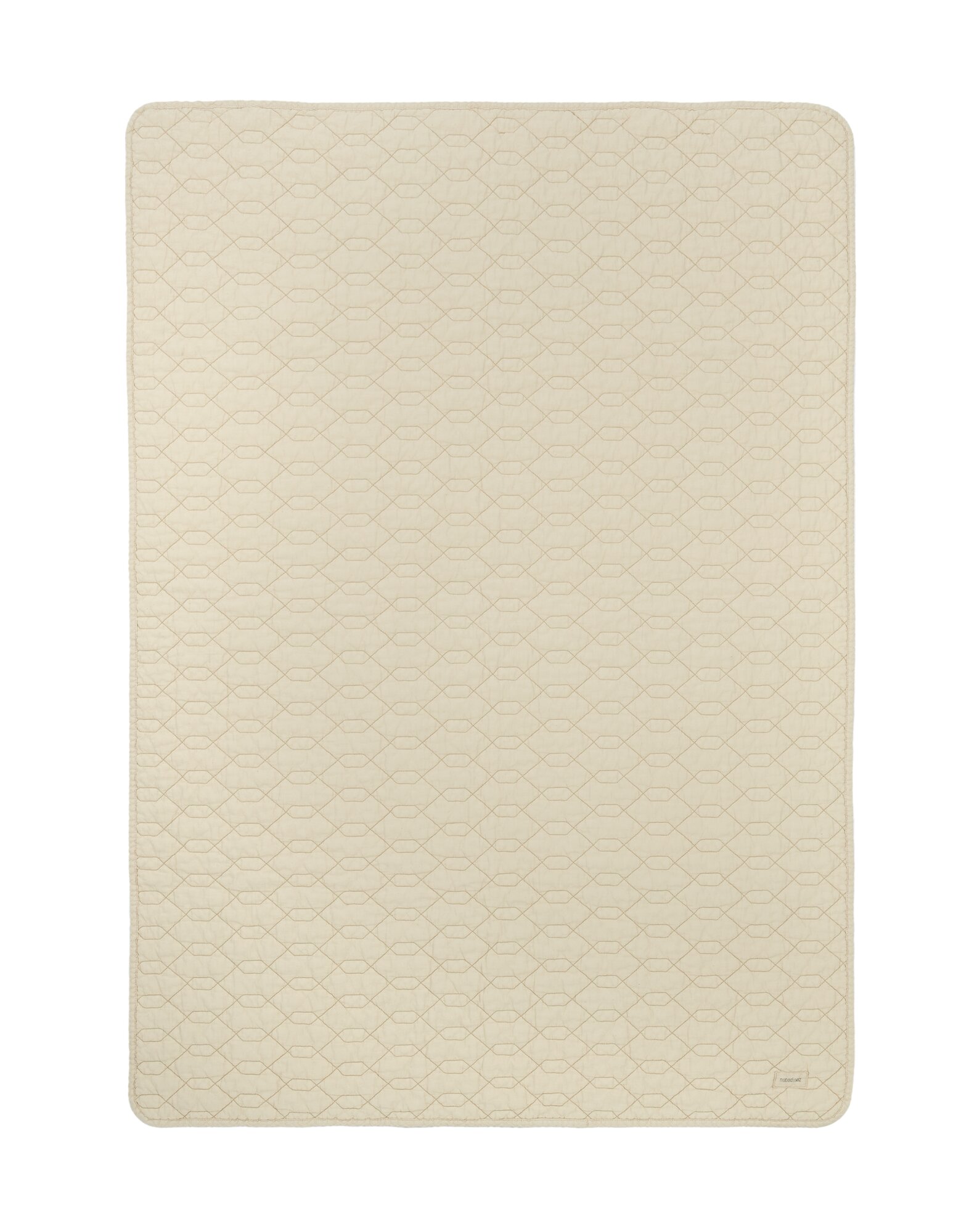 Imagen 3 de Manta acolchada de algodón lavado Nobodinoz Wabi-Sabi - Beige Beige