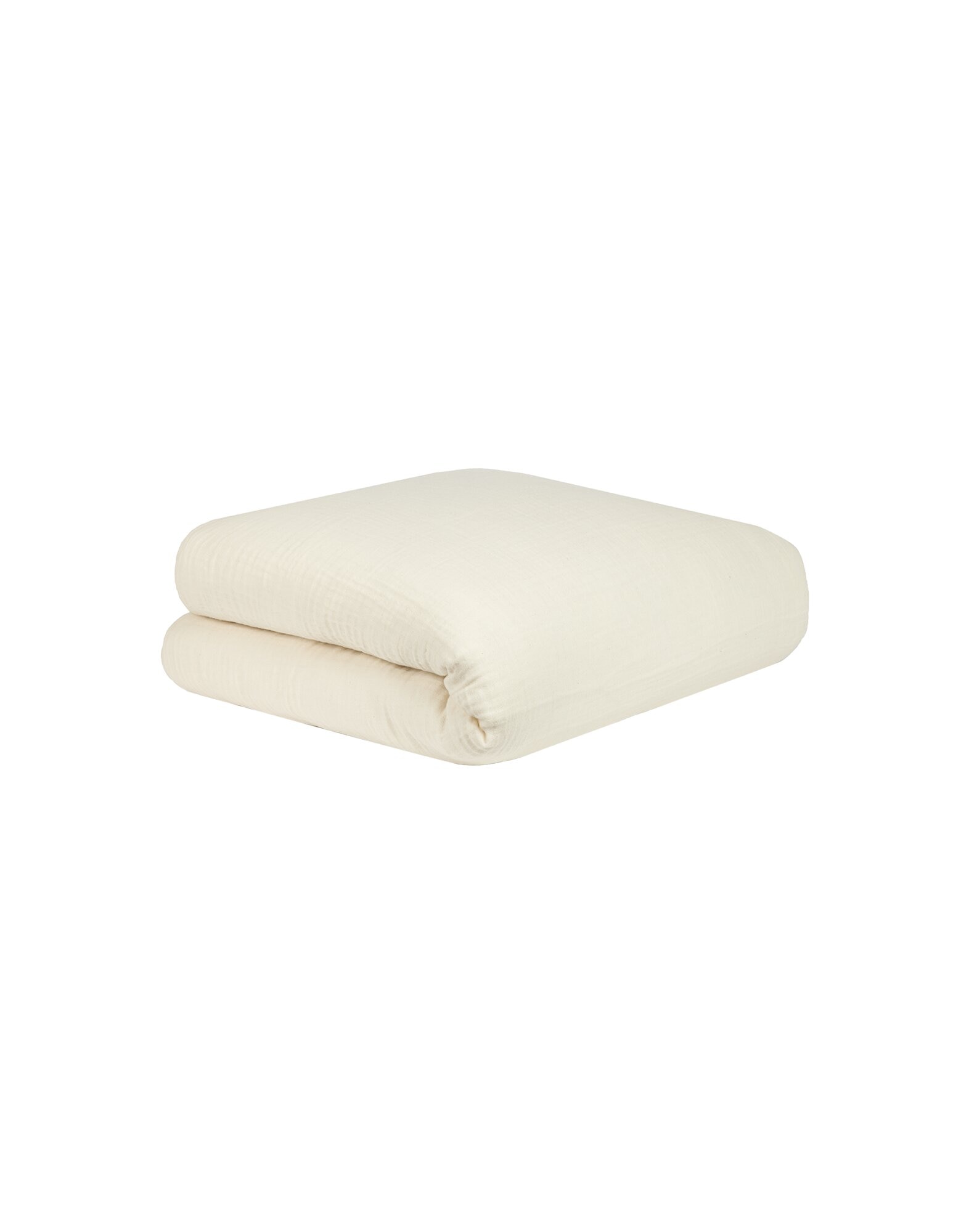 Imagen 1 de Funda nórdica cama individual de doble gasa de algodón lavado Nobodinoz Wabi-Sabi Marrón claro