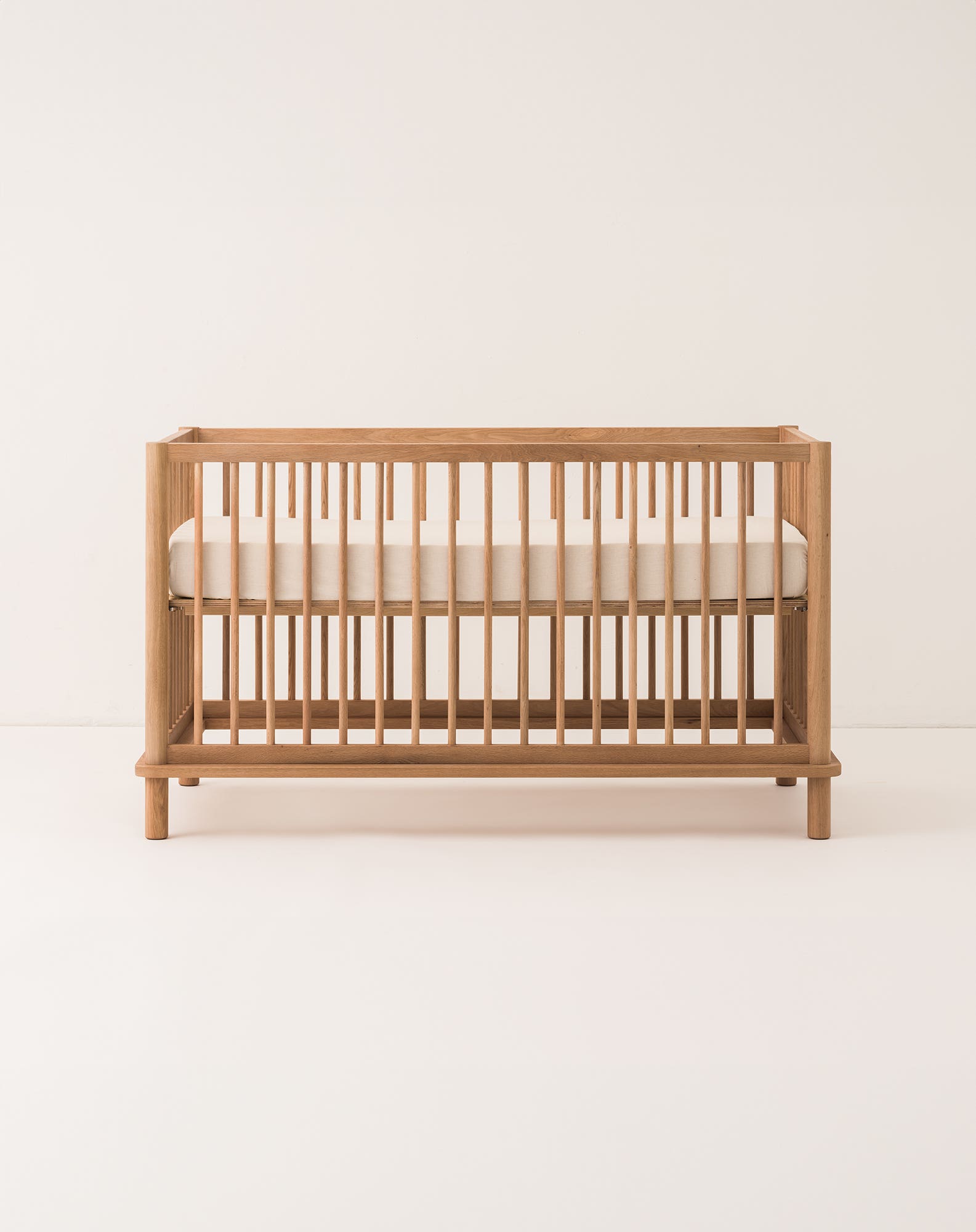 Conjunto Cuna evolutiva + extensión de cama junior - roble macizo Nobodinoz Latitude - Natural Natural-5