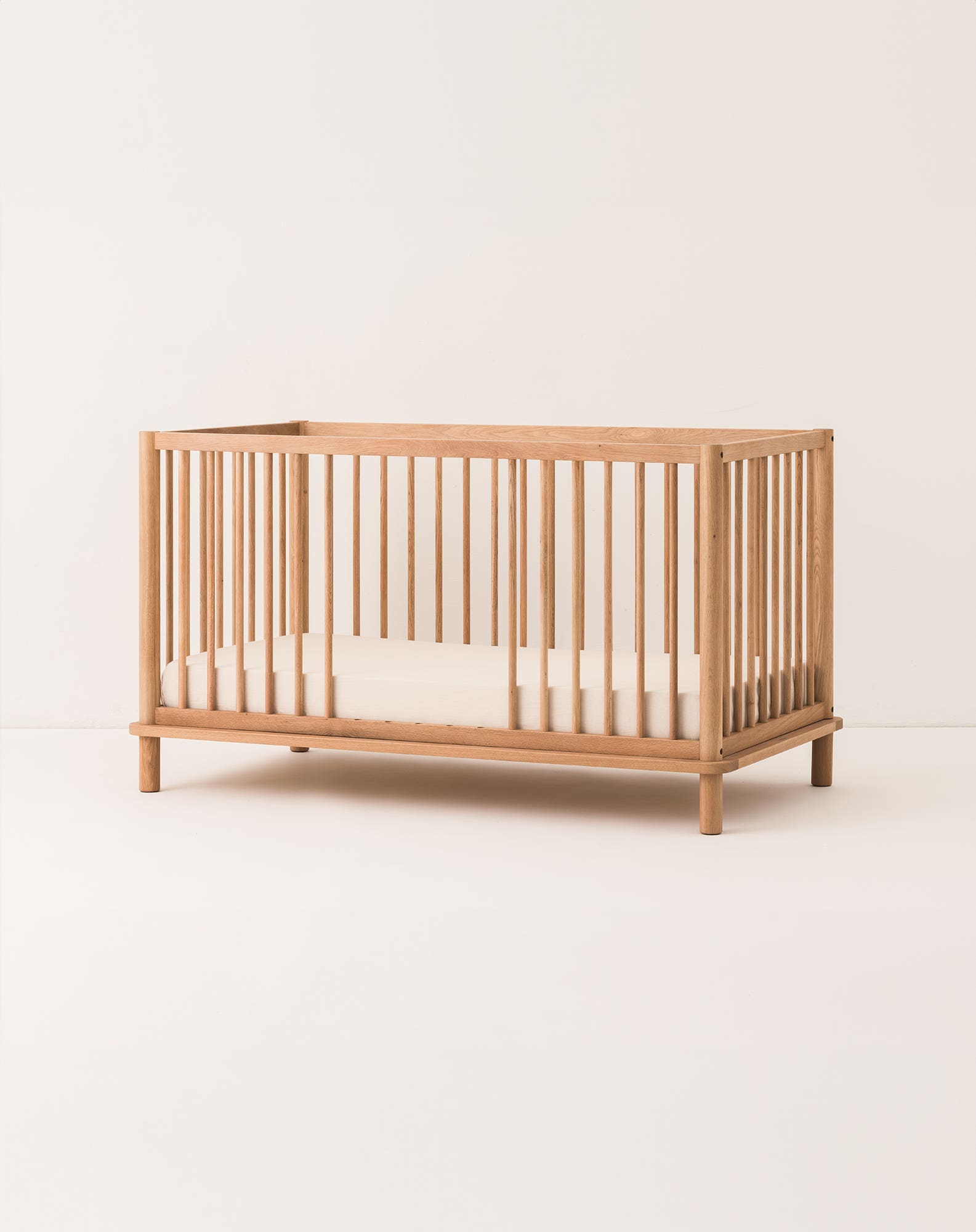 Conjunto Cuna evolutiva + extensión de cama junior - roble macizo Nobodinoz Latitude - Natural Natural-6