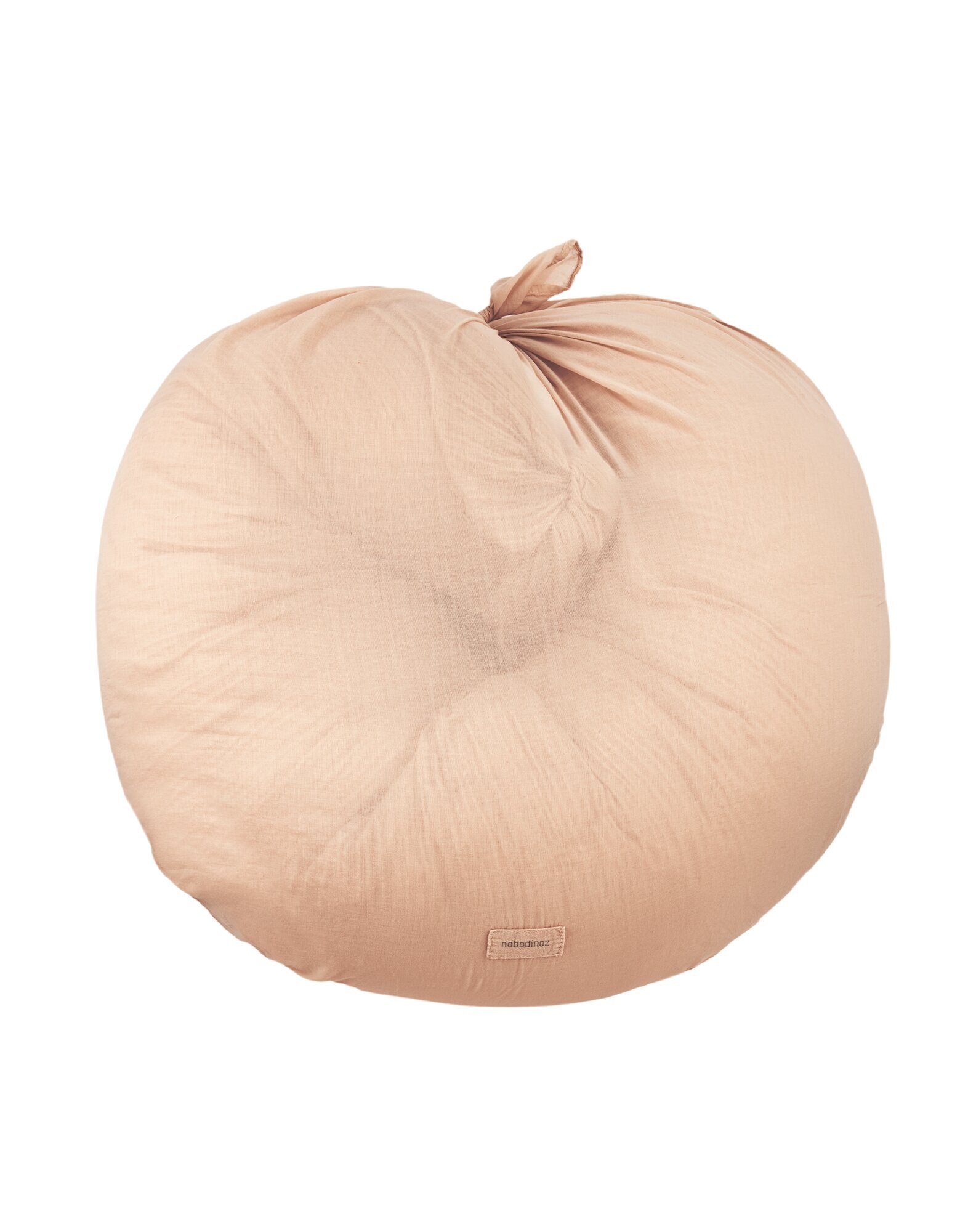 Imagen 3 de Cojín de maternidad de doble gasa de algodón lavado Nobodinoz Wabi-Sabi - Rosa Nude Rosa Nude