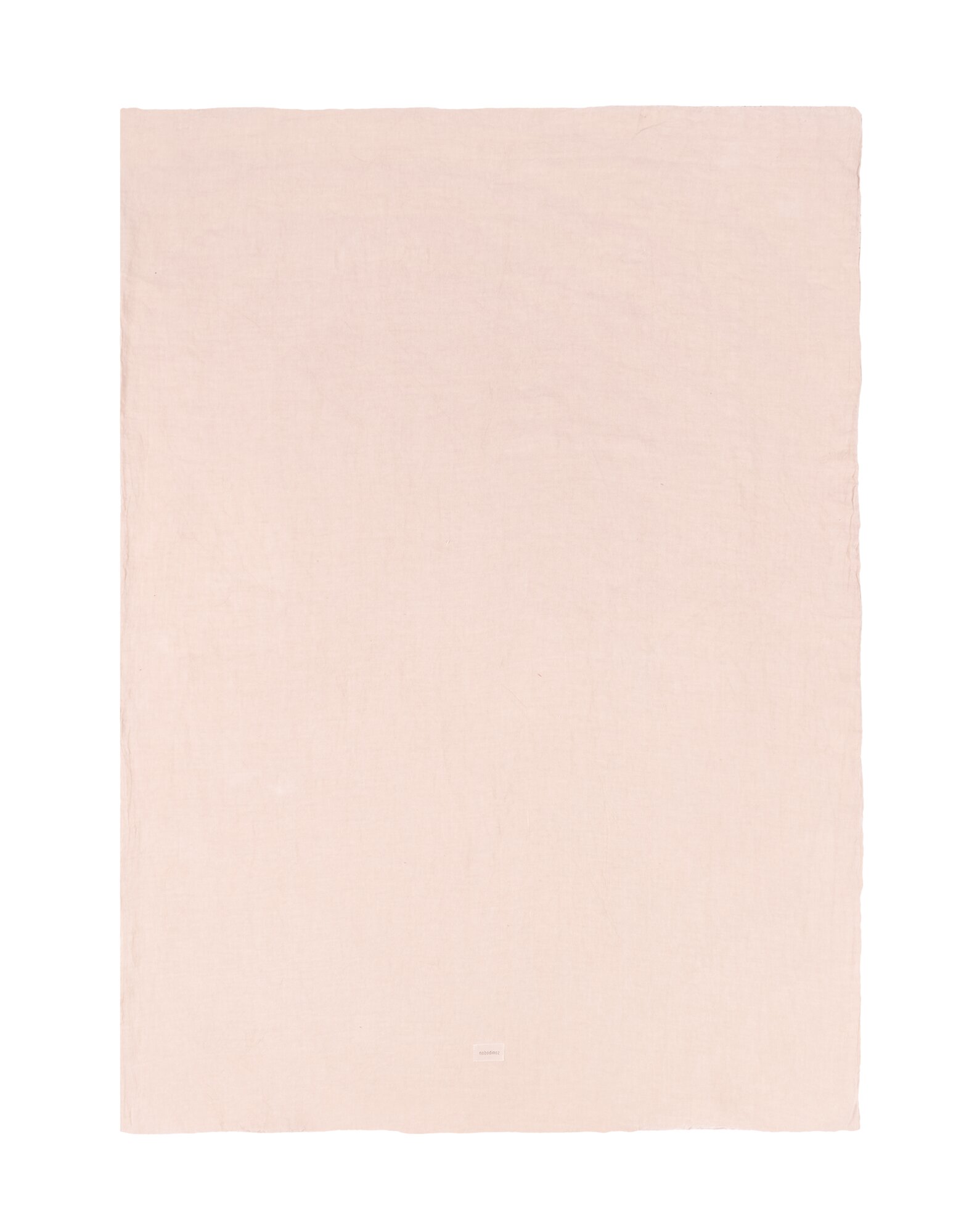 Imagen 2 de Funda nórdica infantil en lino francés y algodón orgánico lavado Nobodinoz L1N0 - Rosa Rosa
