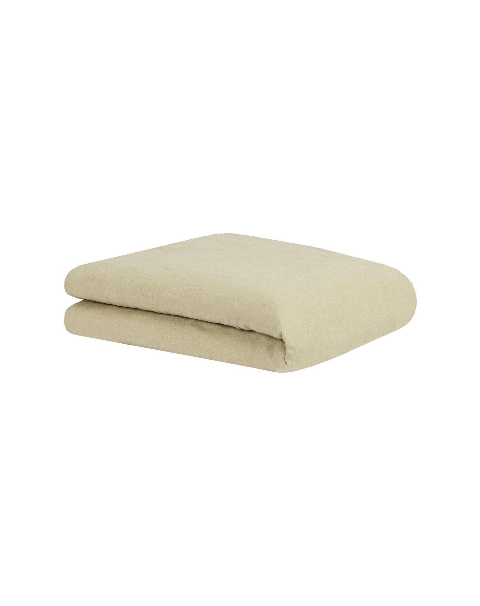 Imagen 1 de Funda nórdica infantil en lino francés y algodón orgánico lavado Nobodinoz L1N0 - Verde Salvia Verde Salvia