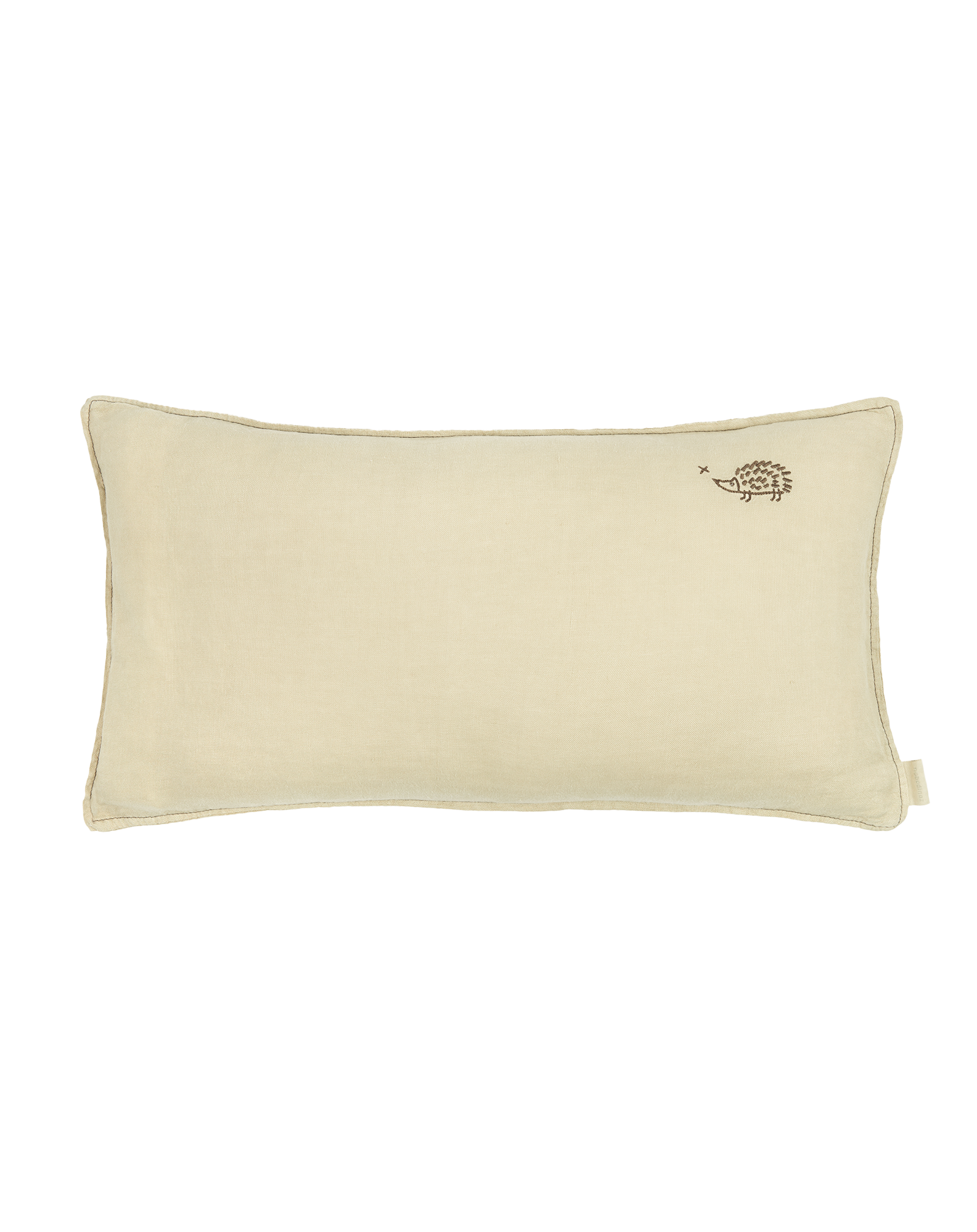 Cojín rectangular bordado Nobodinoz L1N0 - Gris Topo Verde Salvia-1